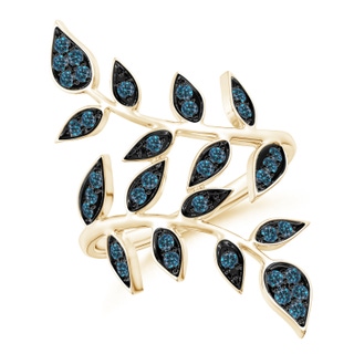 Round AAA Enhanced Blue Diamond