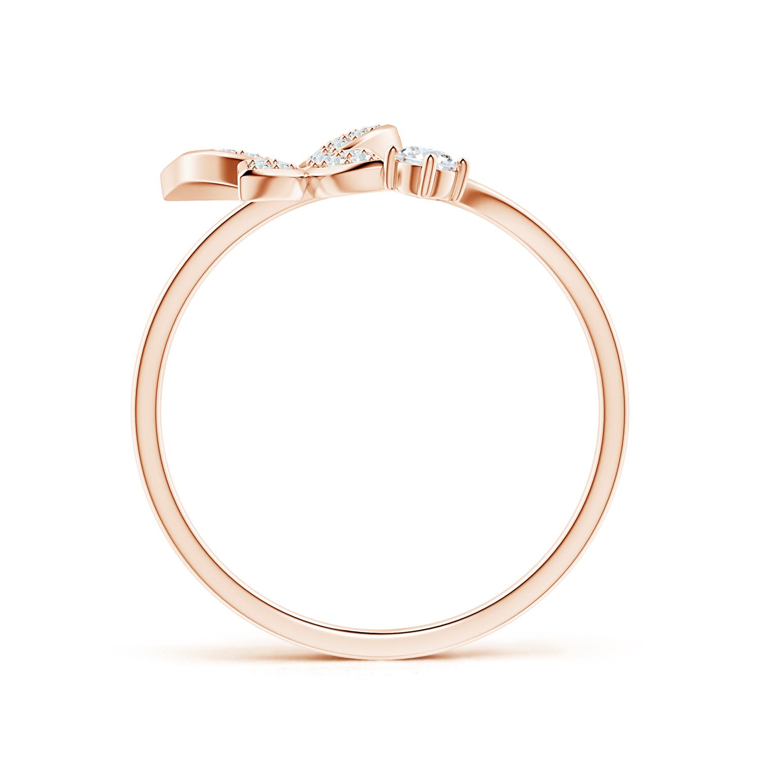 G, VS2 / 0.21 CT / 14 KT Rose Gold