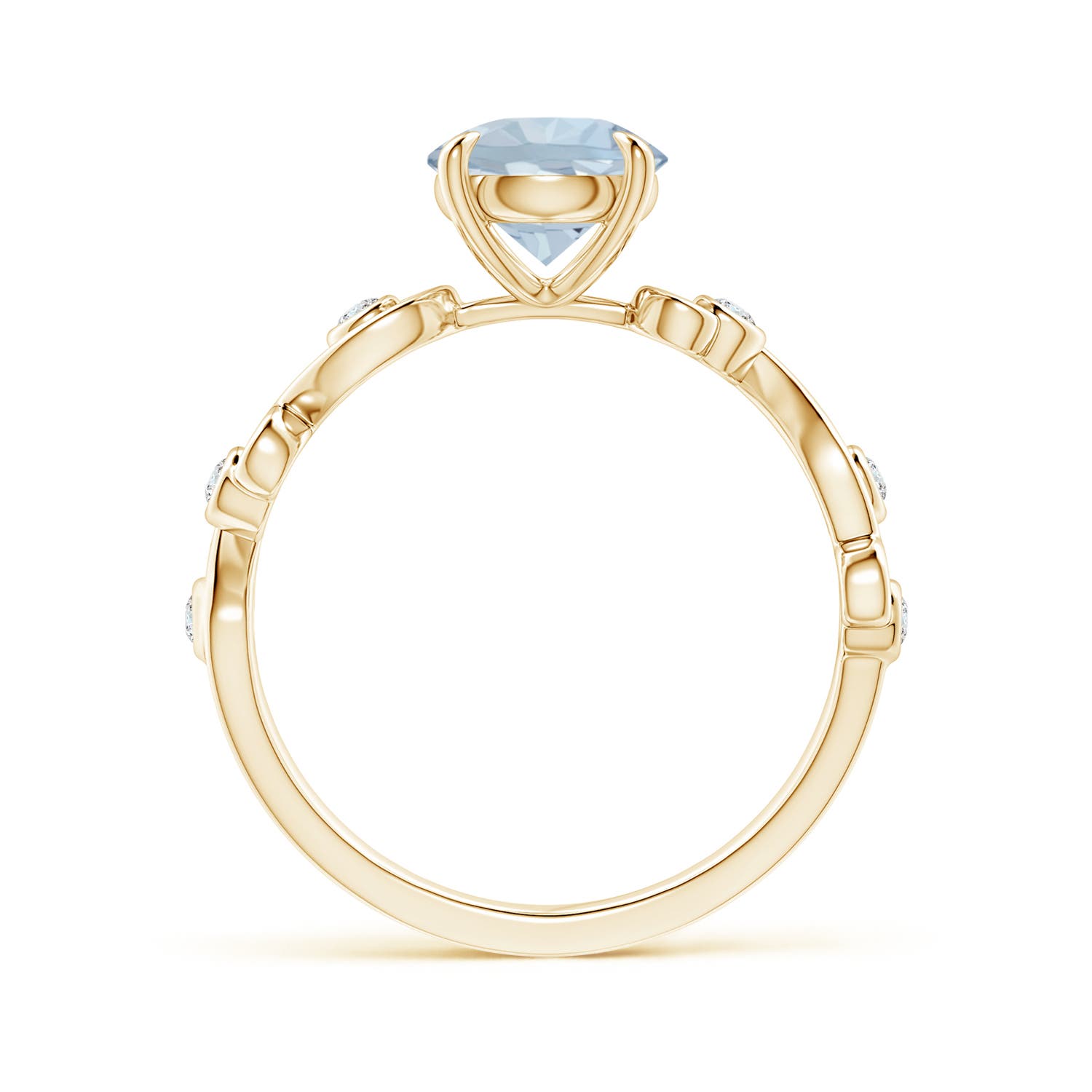 A - Aquamarine / 1.25 CT / 14 KT Yellow Gold