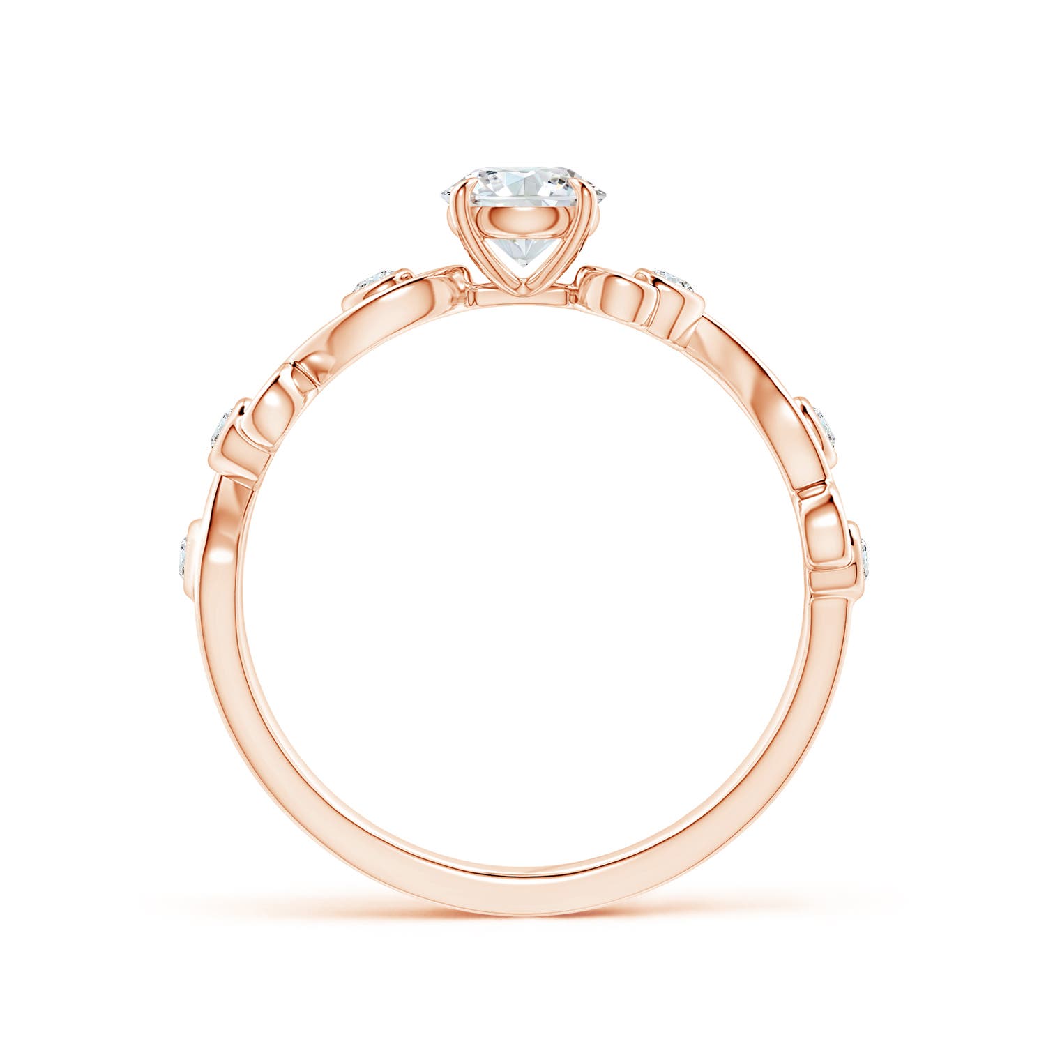 G, VS2 / 0.48 CT / 14 KT Rose Gold