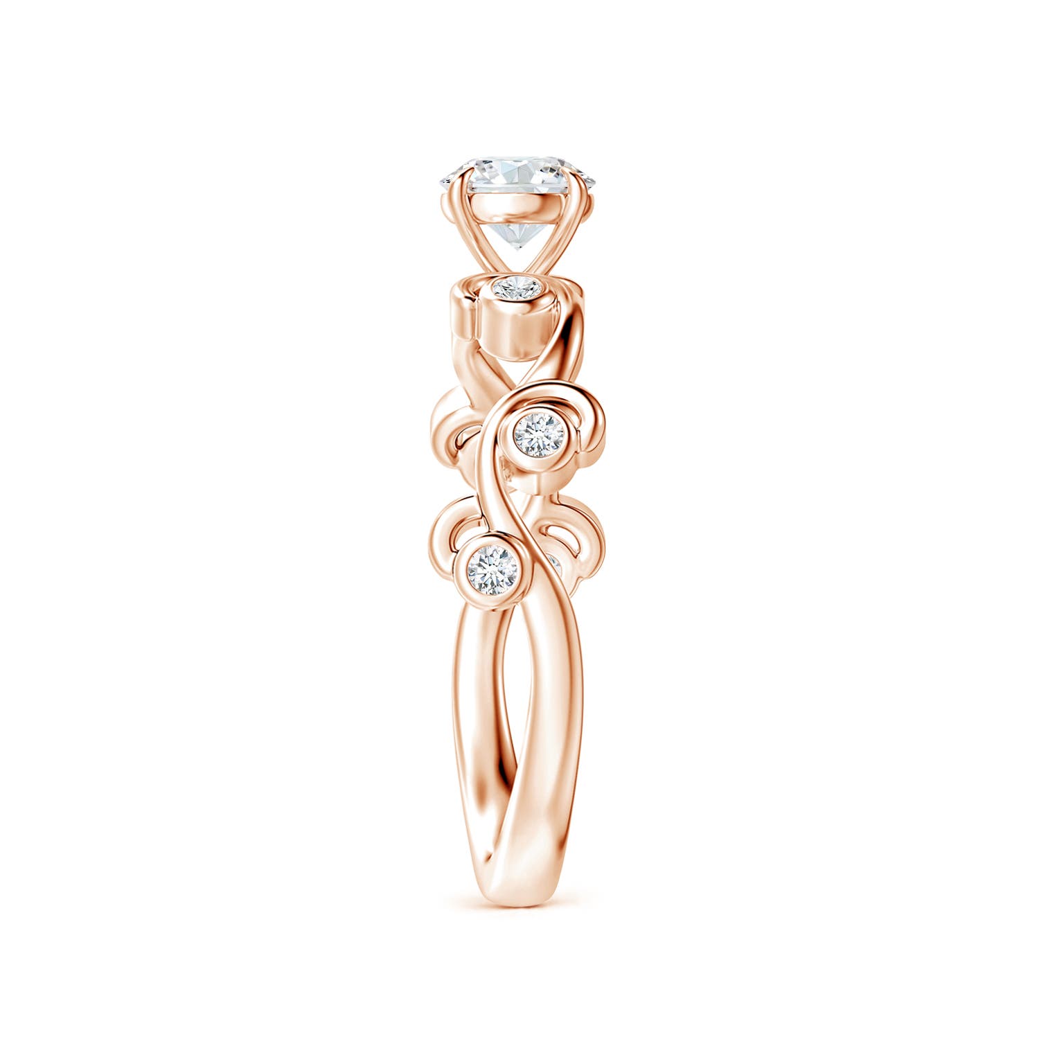 G, VS2 / 0.48 CT / 14 KT Rose Gold