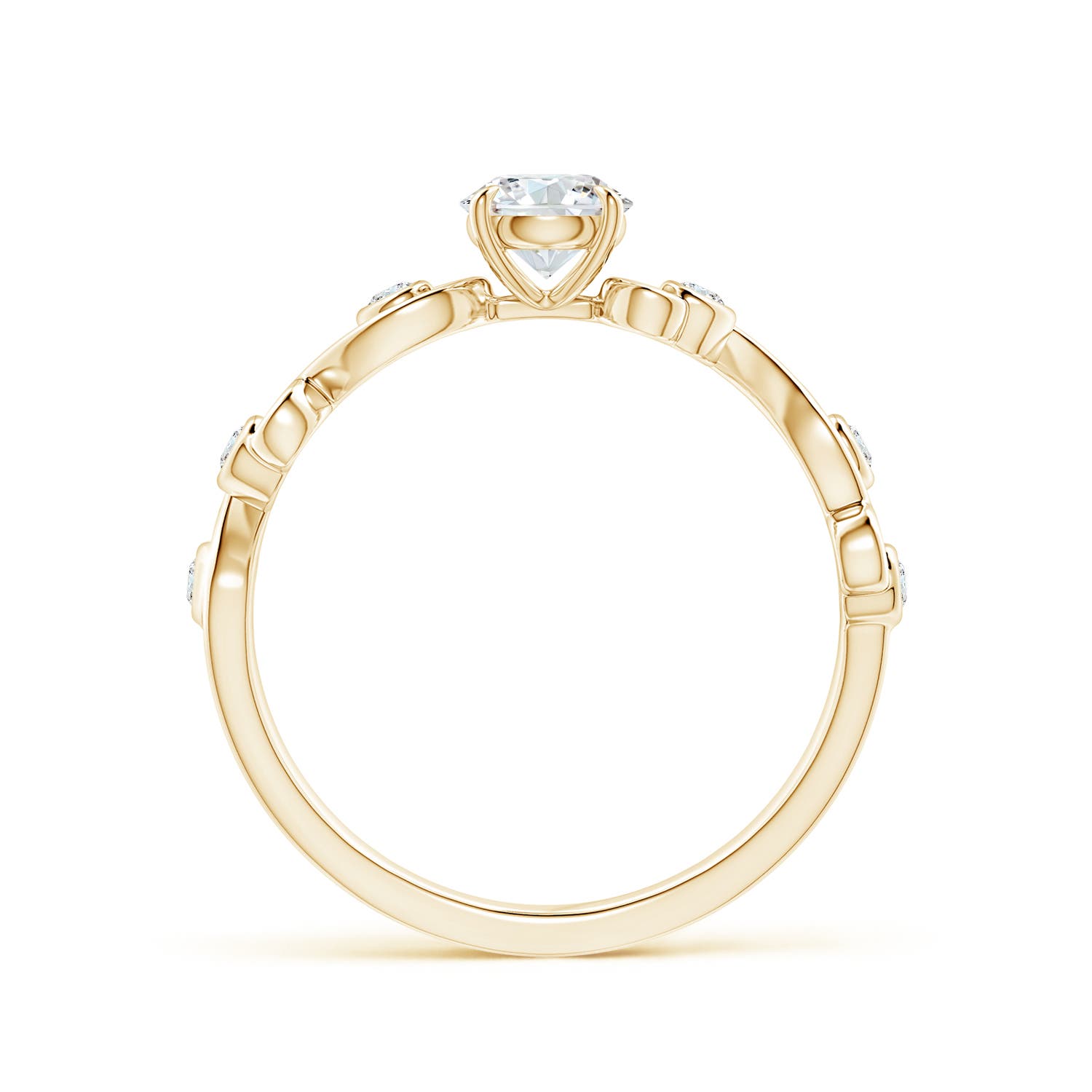 G, VS2 / 0.48 CT / 14 KT Yellow Gold