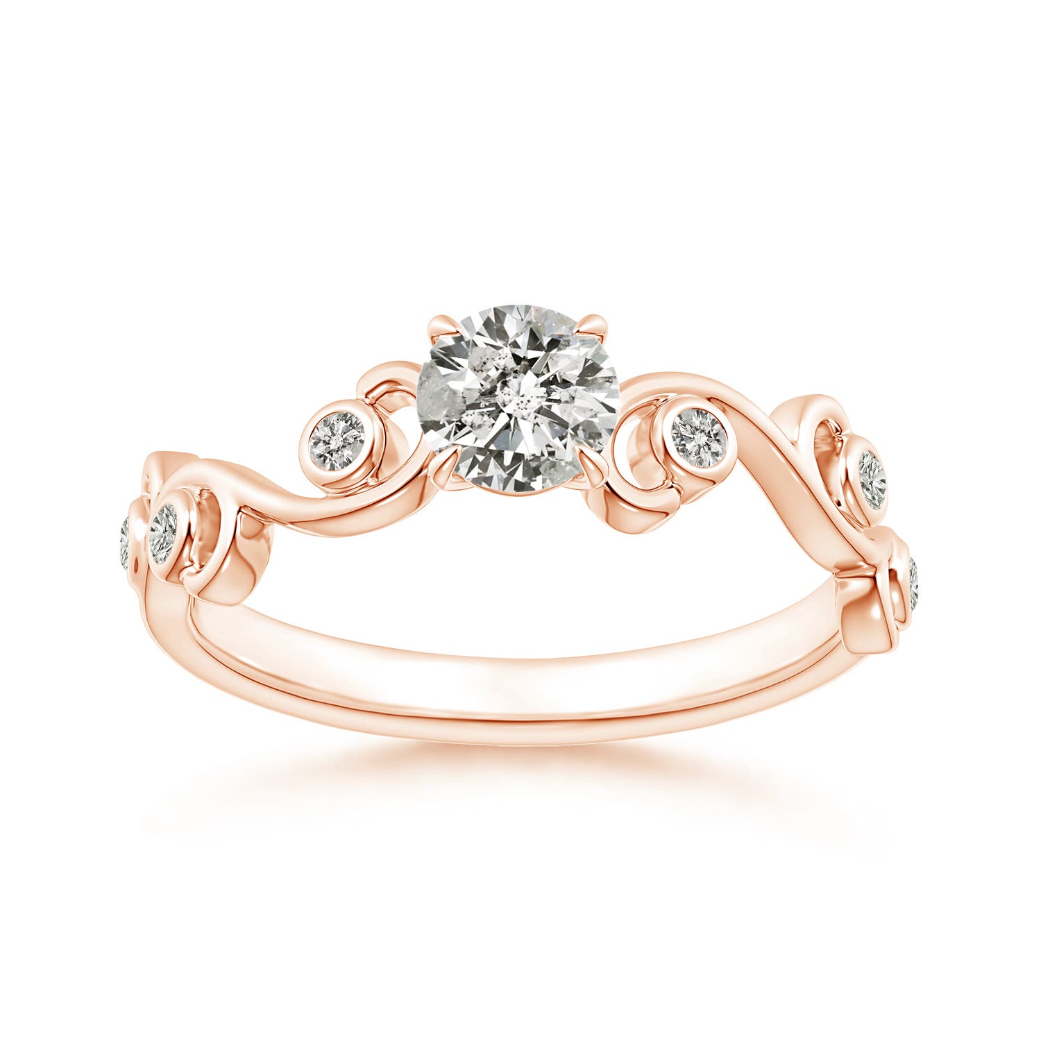 K, I3 / 0.48 CT / 14 KT Rose Gold