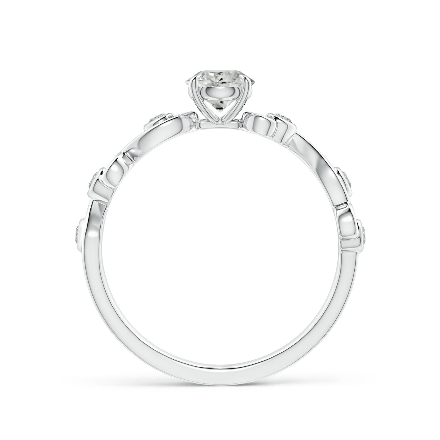 K, I3 / 0.48 CT / 14 KT White Gold