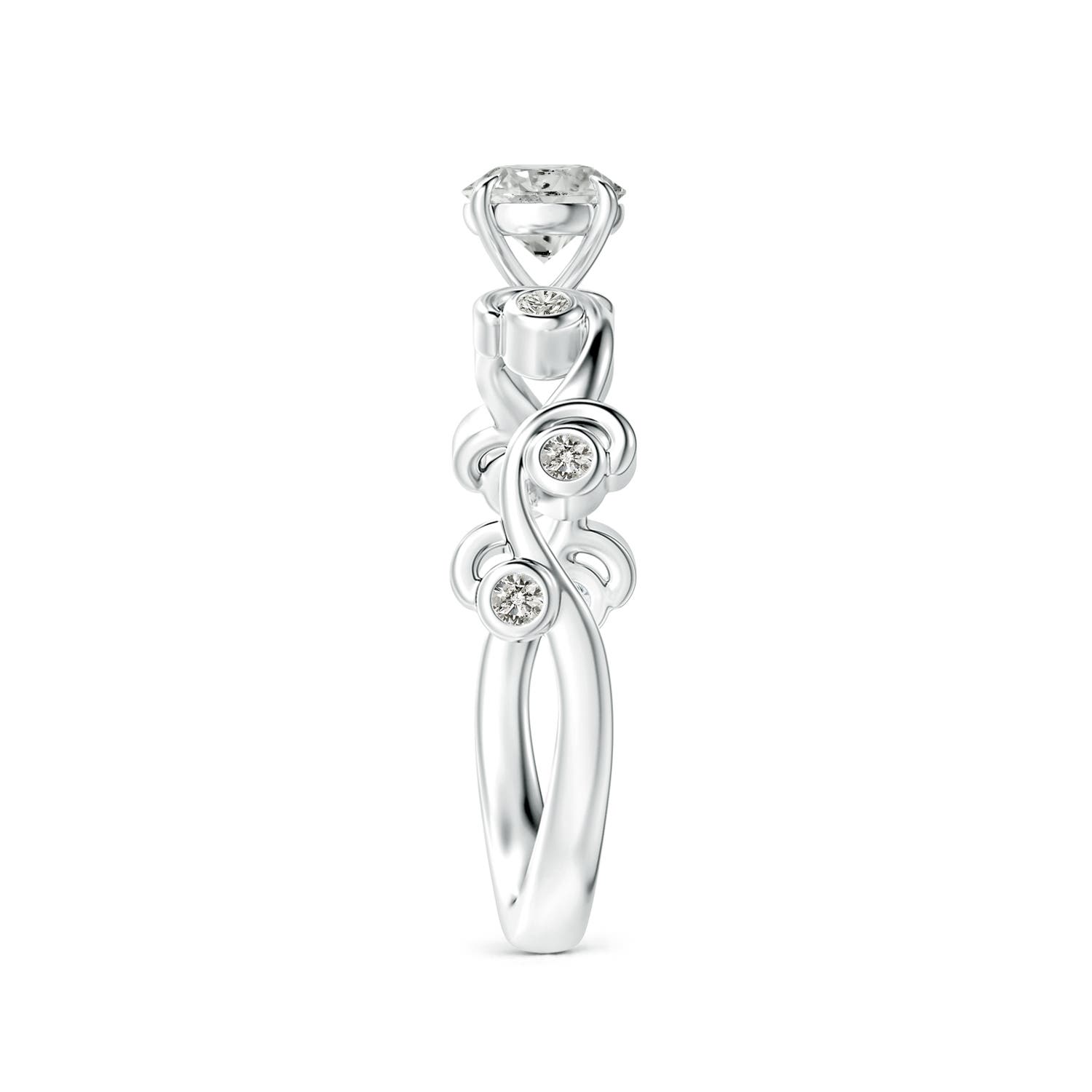 K, I3 / 0.48 CT / 14 KT White Gold