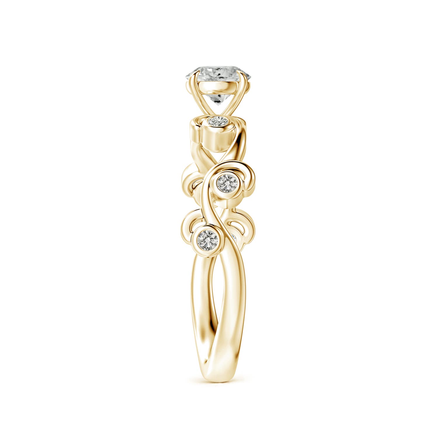 K, I3 / 0.48 CT / 14 KT Yellow Gold