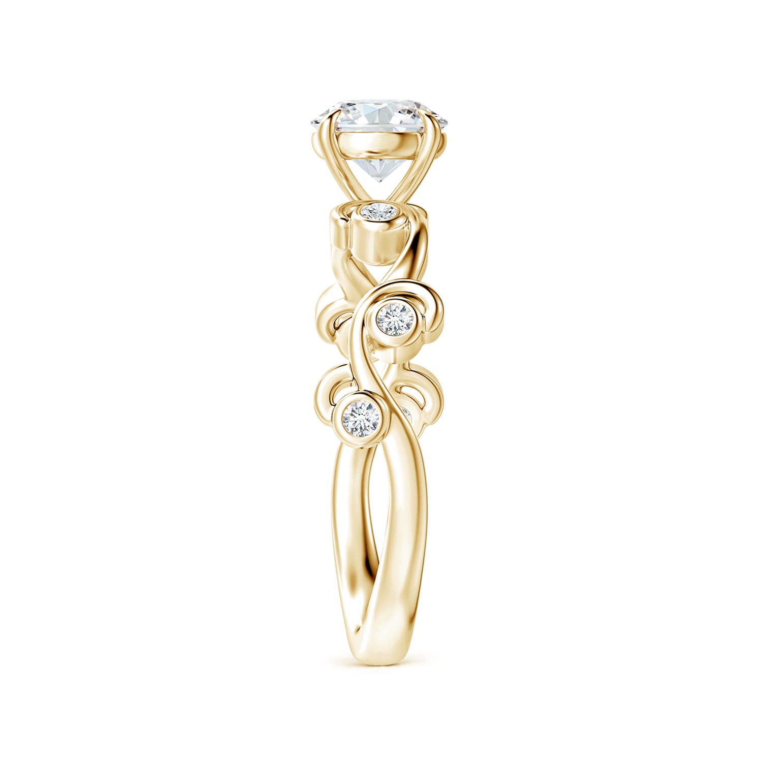 G, VS2 / 0.73 CT / 14 KT Yellow Gold