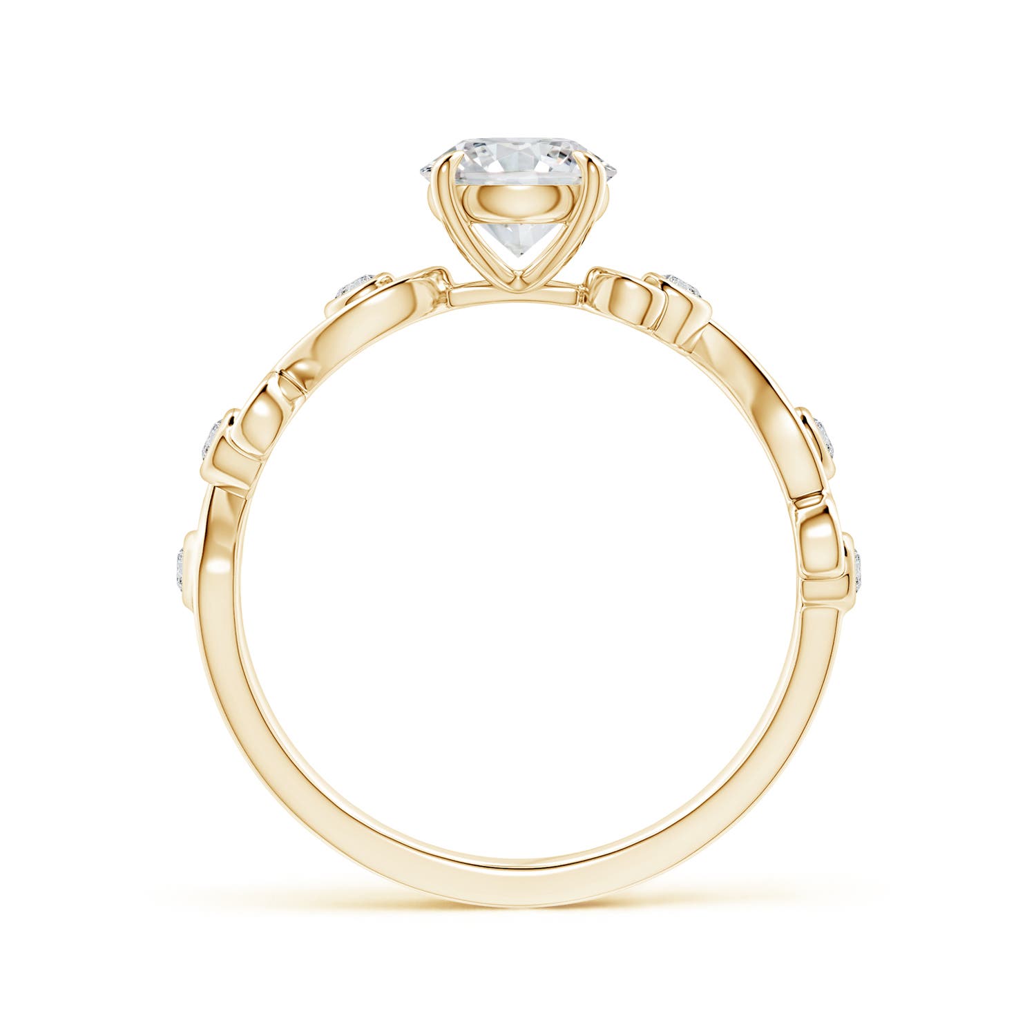 H, SI2 / 0.73 CT / 14 KT Yellow Gold