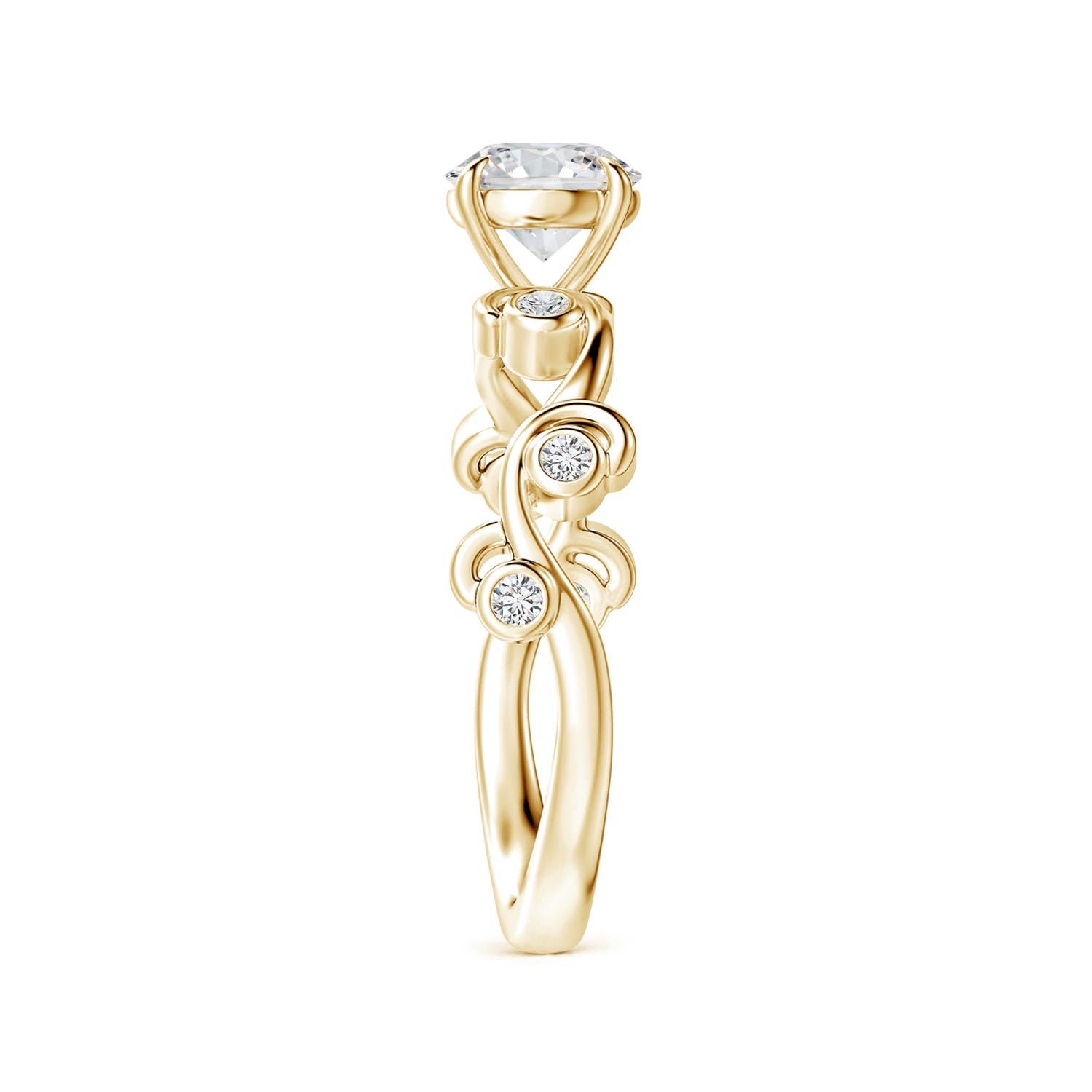 H, SI2 / 0.73 CT / 14 KT Yellow Gold