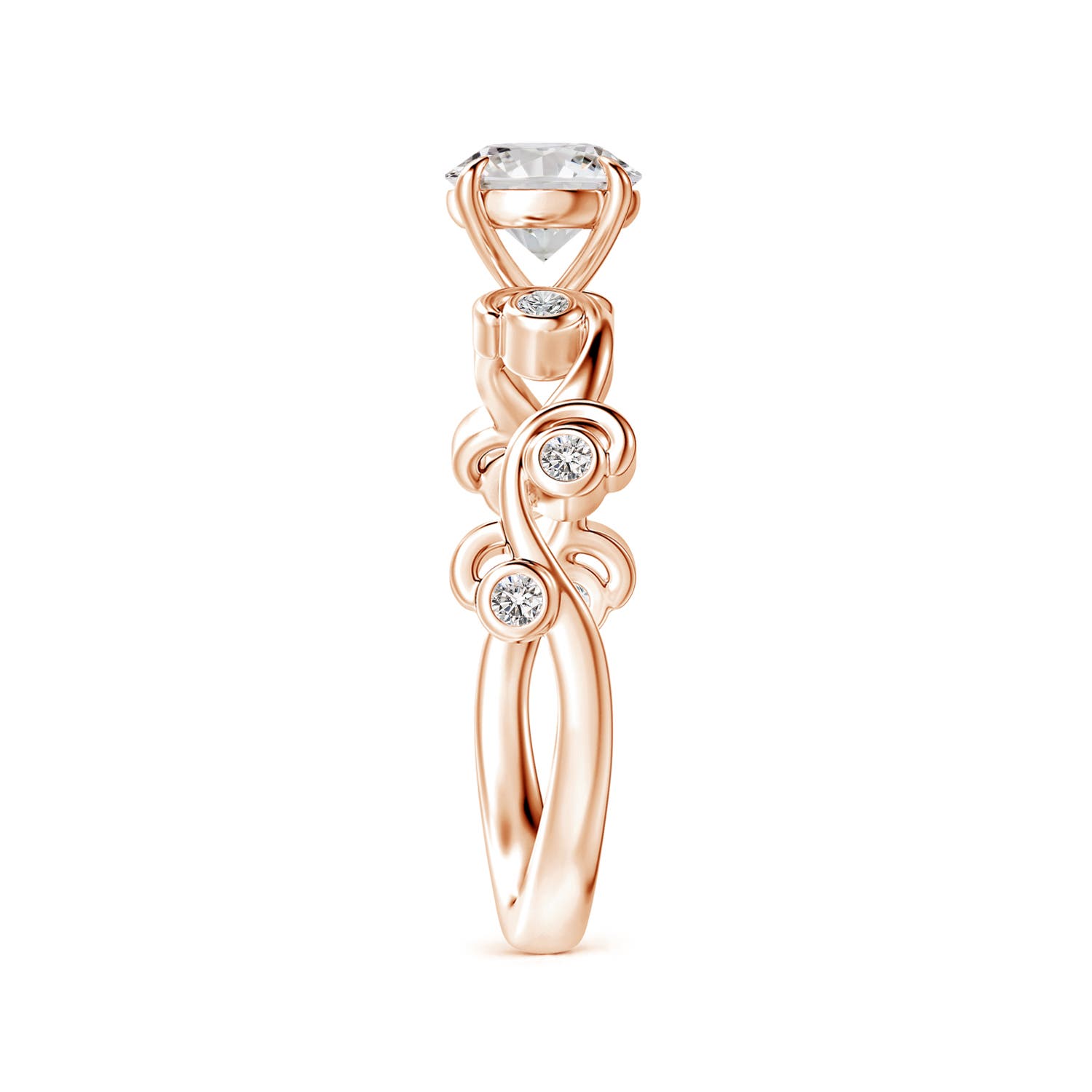 I-J, I1-I2 / 0.73 CT / 14 KT Rose Gold