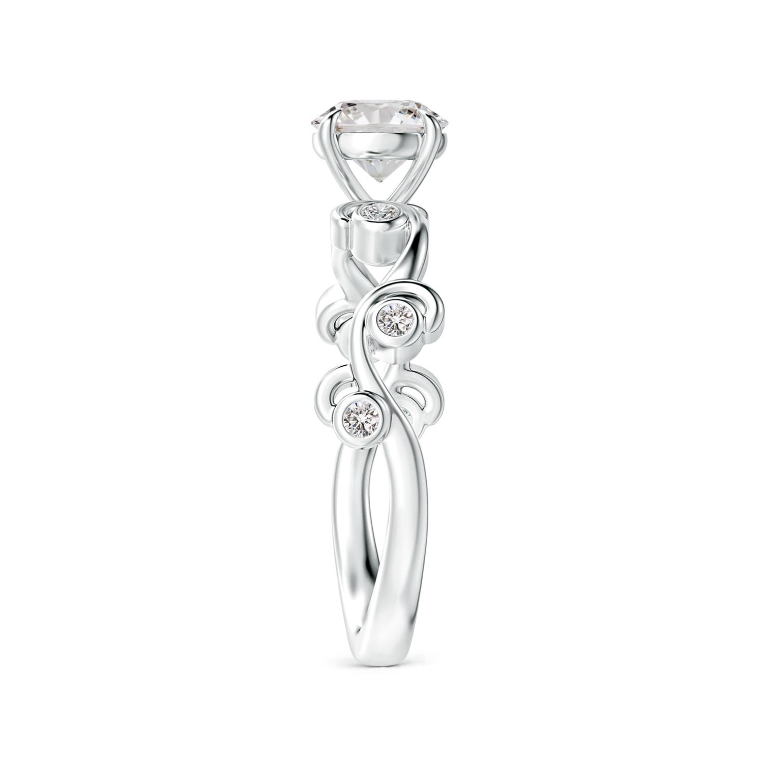 I-J, I1-I2 / 0.73 CT / 14 KT White Gold