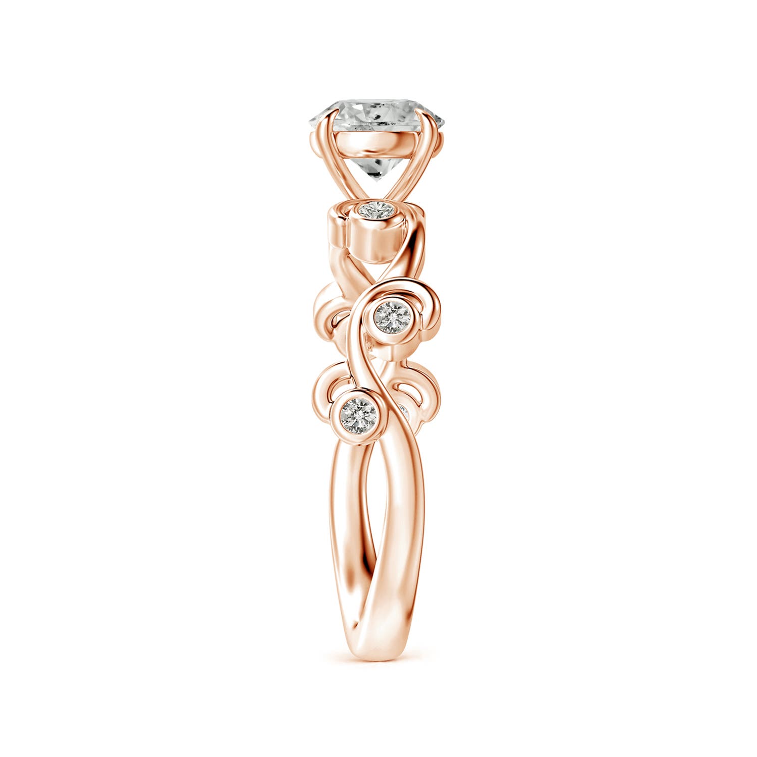 K, I3 / 0.73 CT / 14 KT Rose Gold