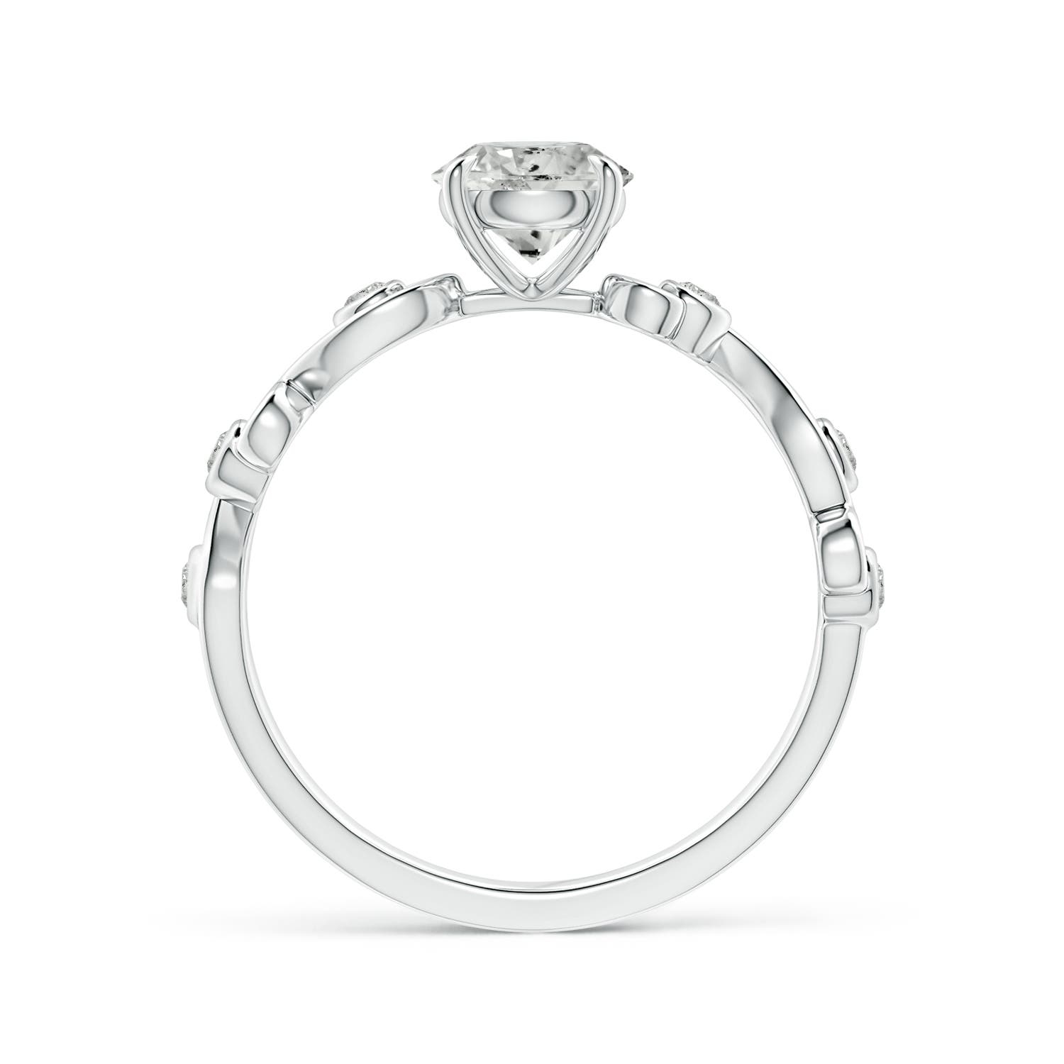 K, I3 / 0.73 CT / 14 KT White Gold