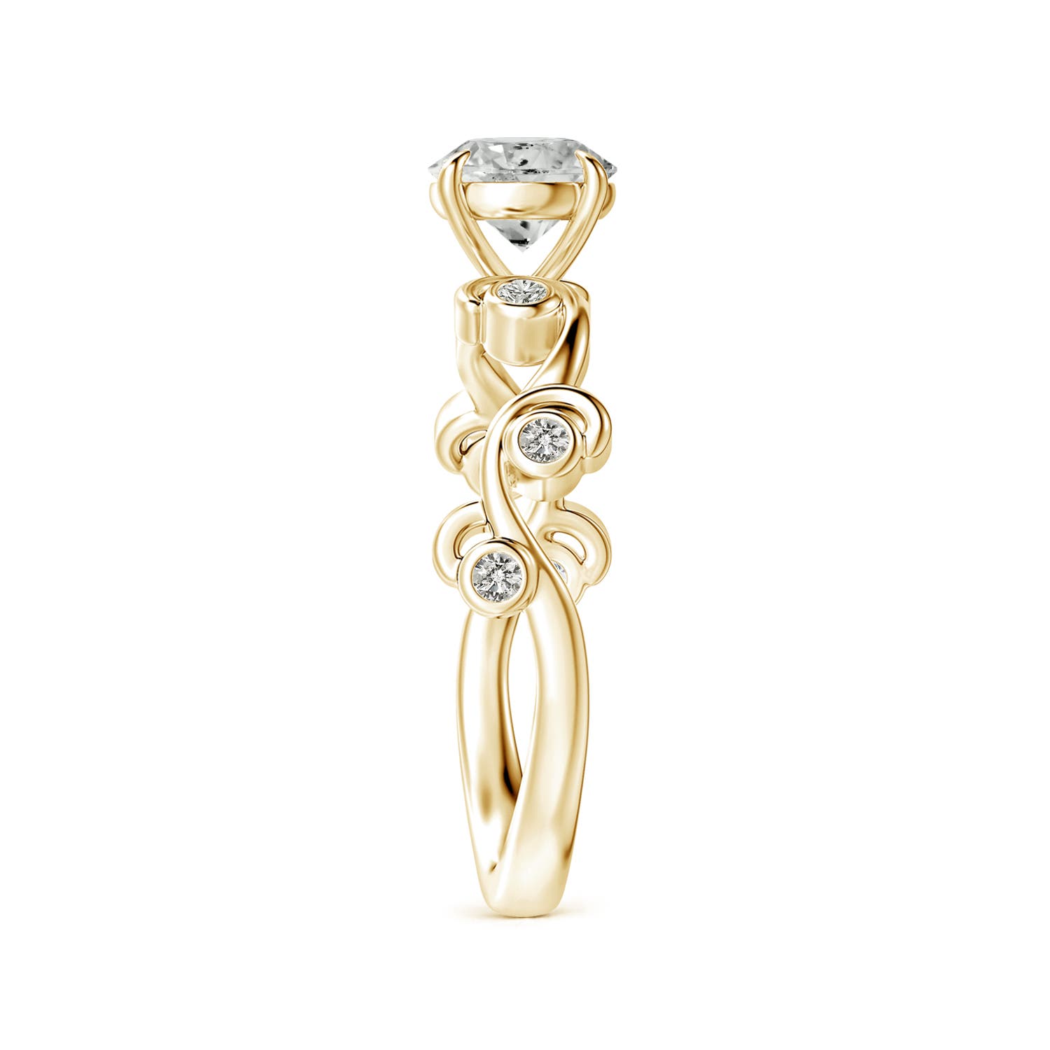 K, I3 / 0.73 CT / 14 KT Yellow Gold