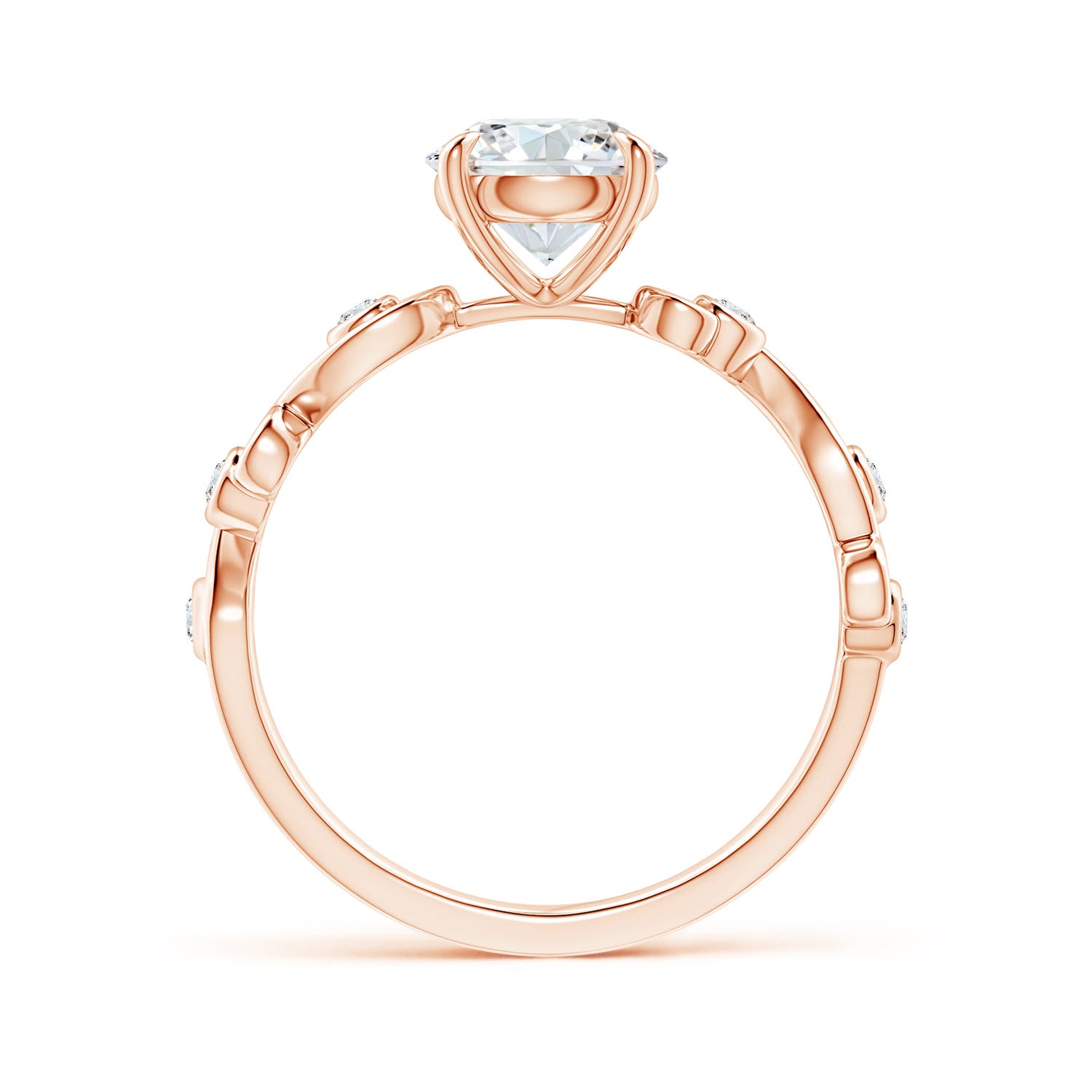 G, VS2 / 1.01 CT / 14 KT Rose Gold