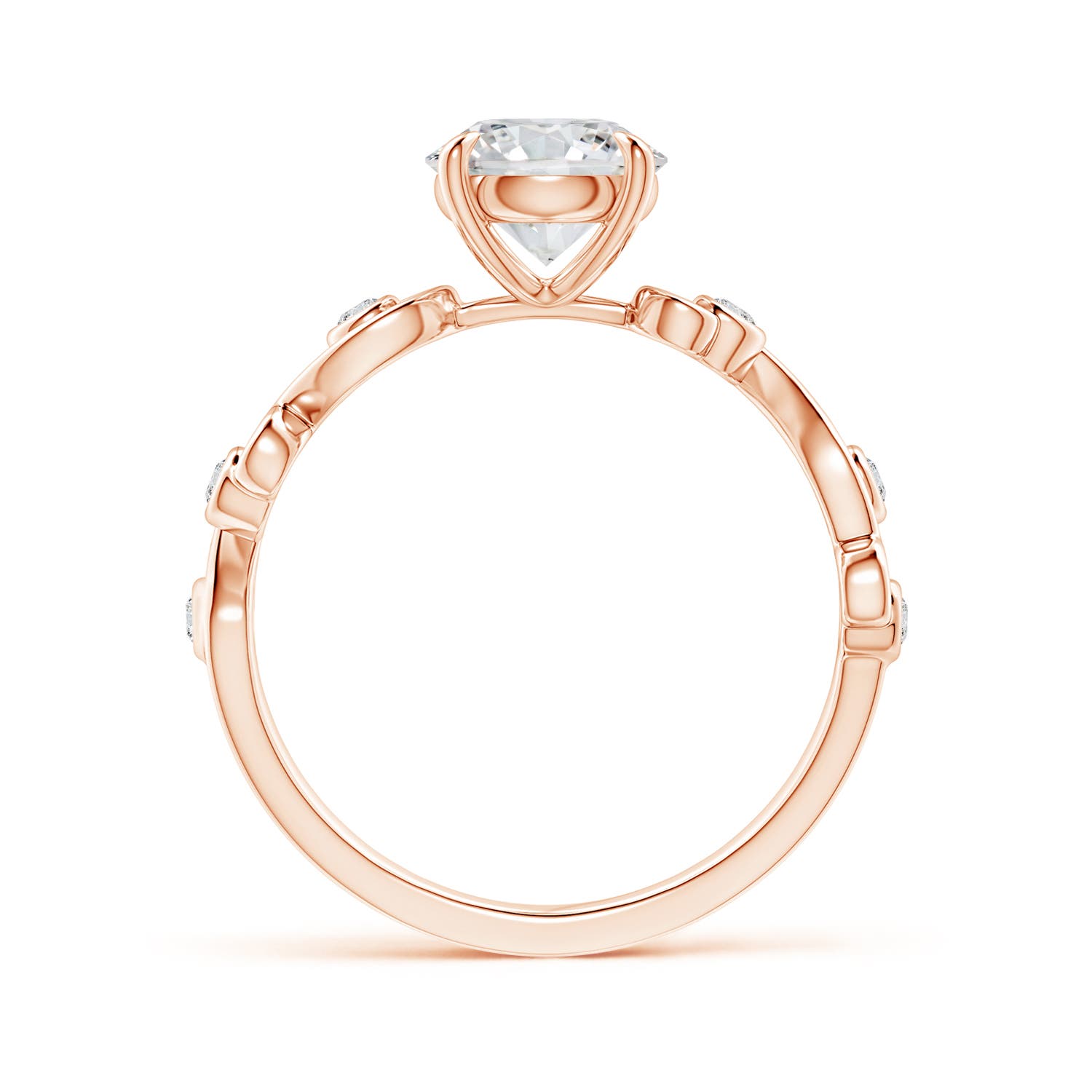 H, SI2 / 1.01 CT / 14 KT Rose Gold