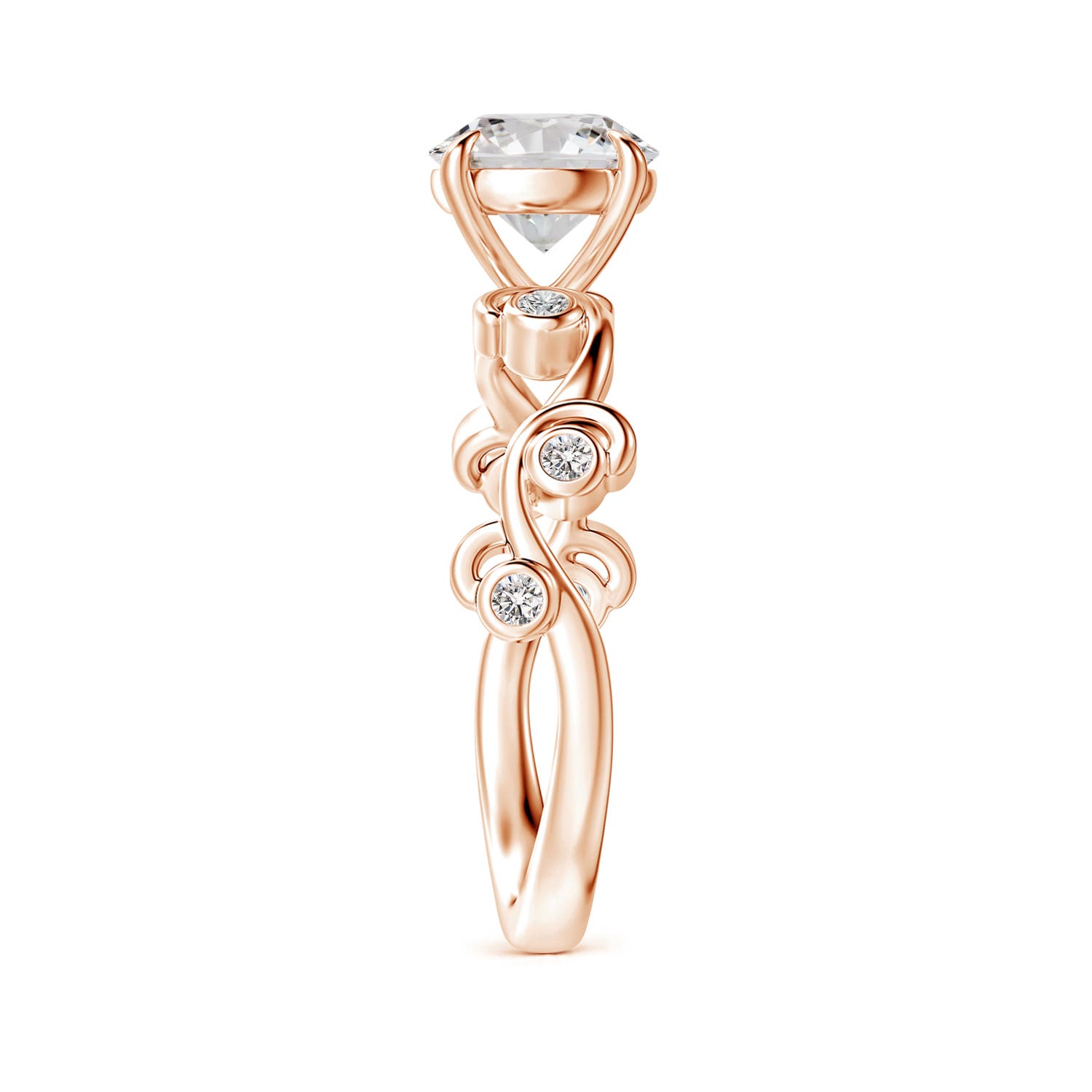 I-J, I1-I2 / 1.01 CT / 14 KT Rose Gold