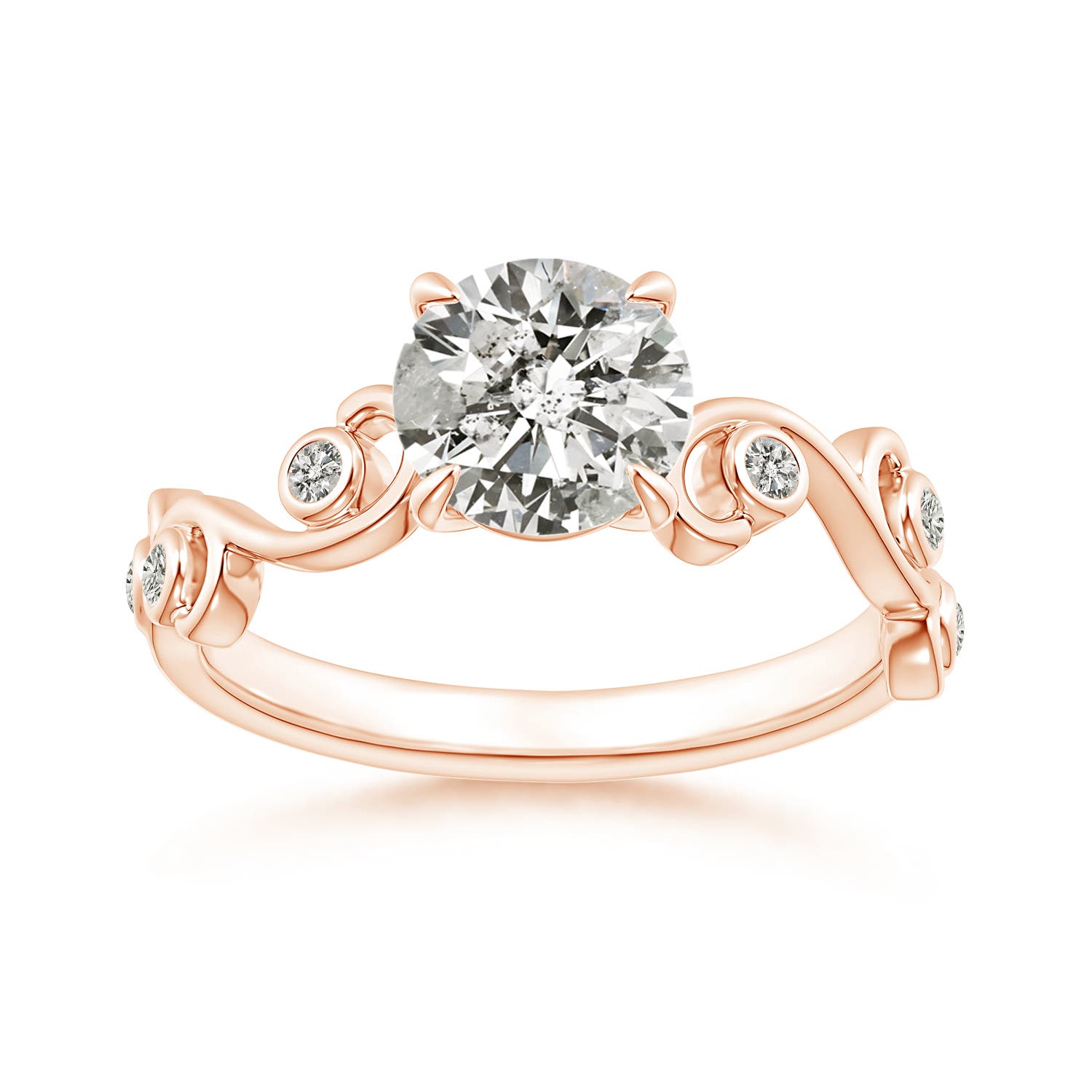 K, I3 / 1.01 CT / 14 KT Rose Gold