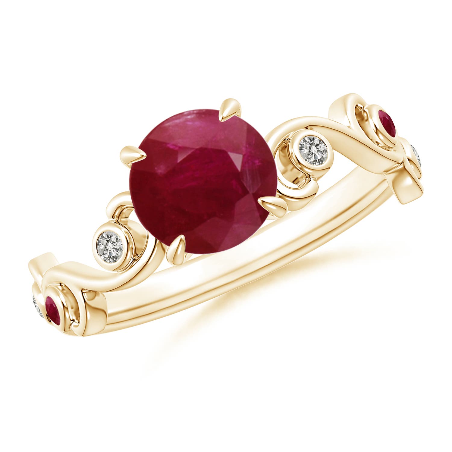 A - Ruby / 1.55 CT / 14 KT Yellow Gold