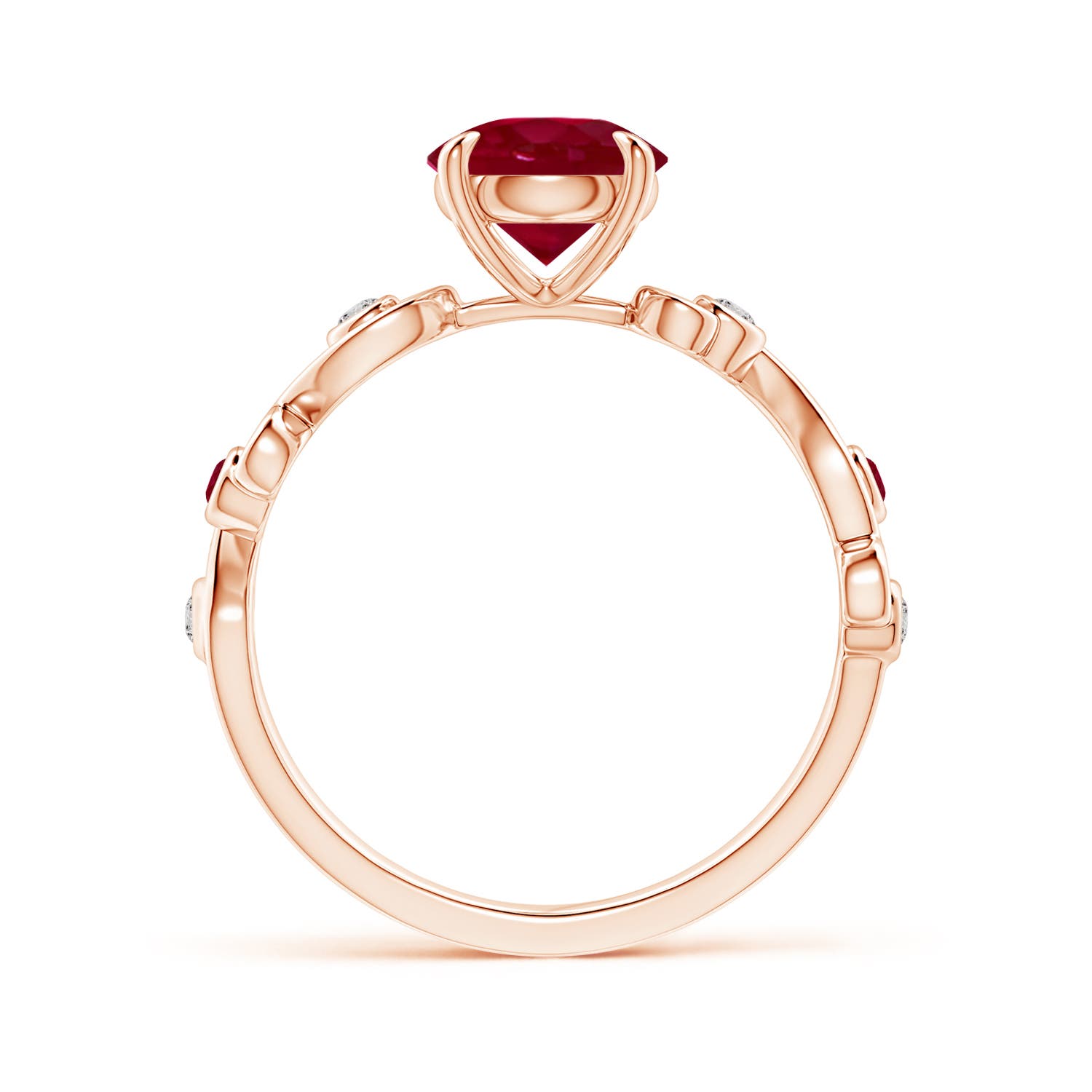 AA - Ruby / 1.55 CT / 14 KT Rose Gold