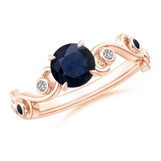 Round A Blue Sapphire