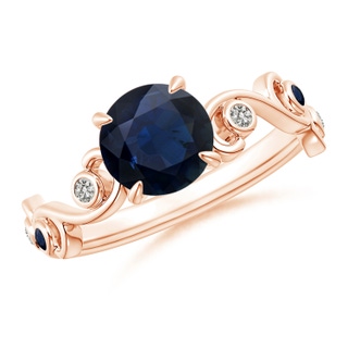 Round A Blue Sapphire