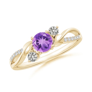 Round A Amethyst