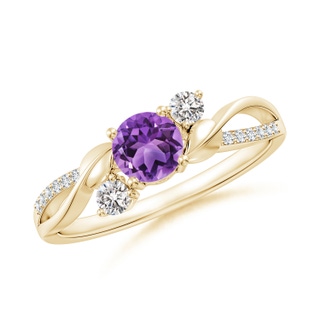Round AA Amethyst