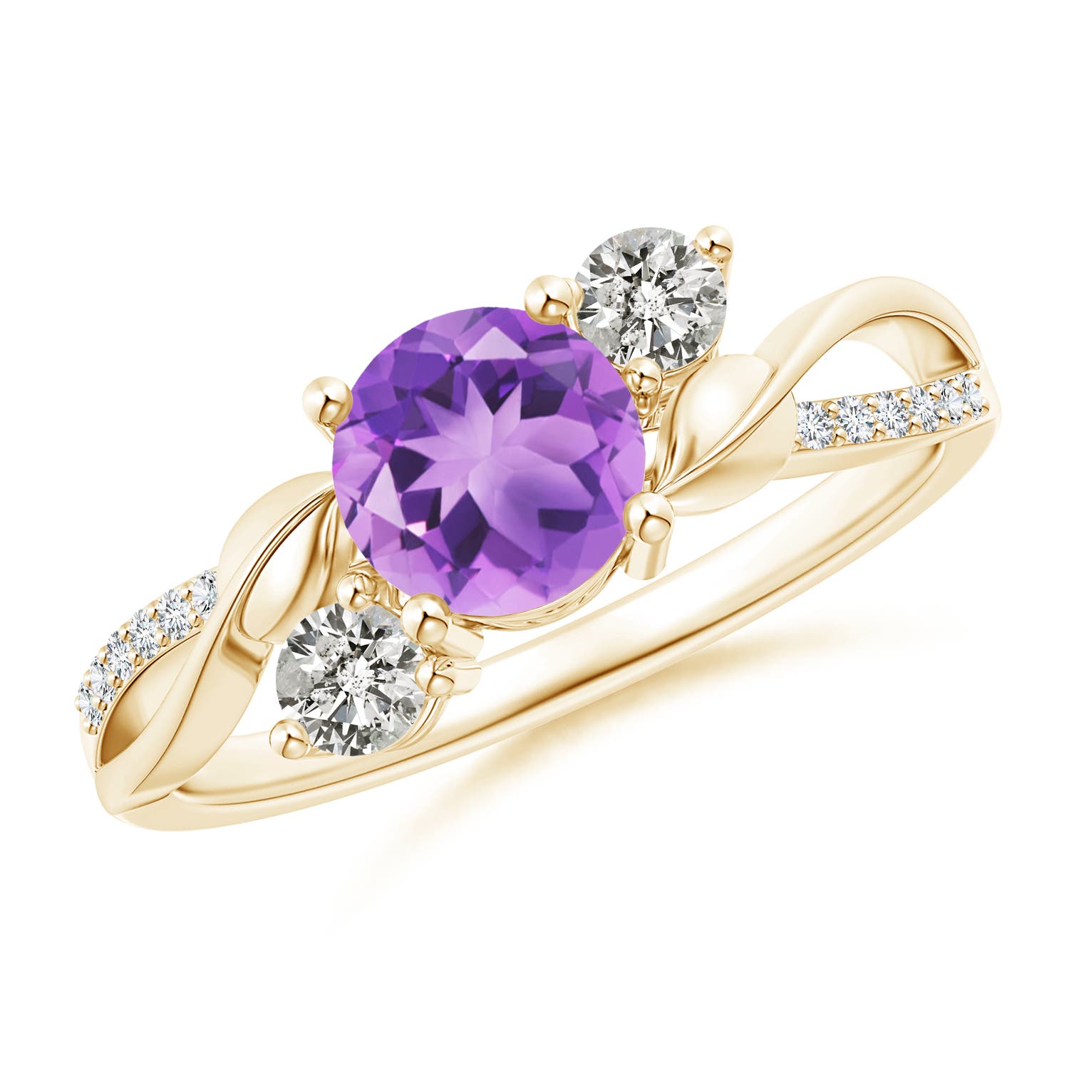 A - Amethyst / 1.07 CT / 14 KT Yellow Gold