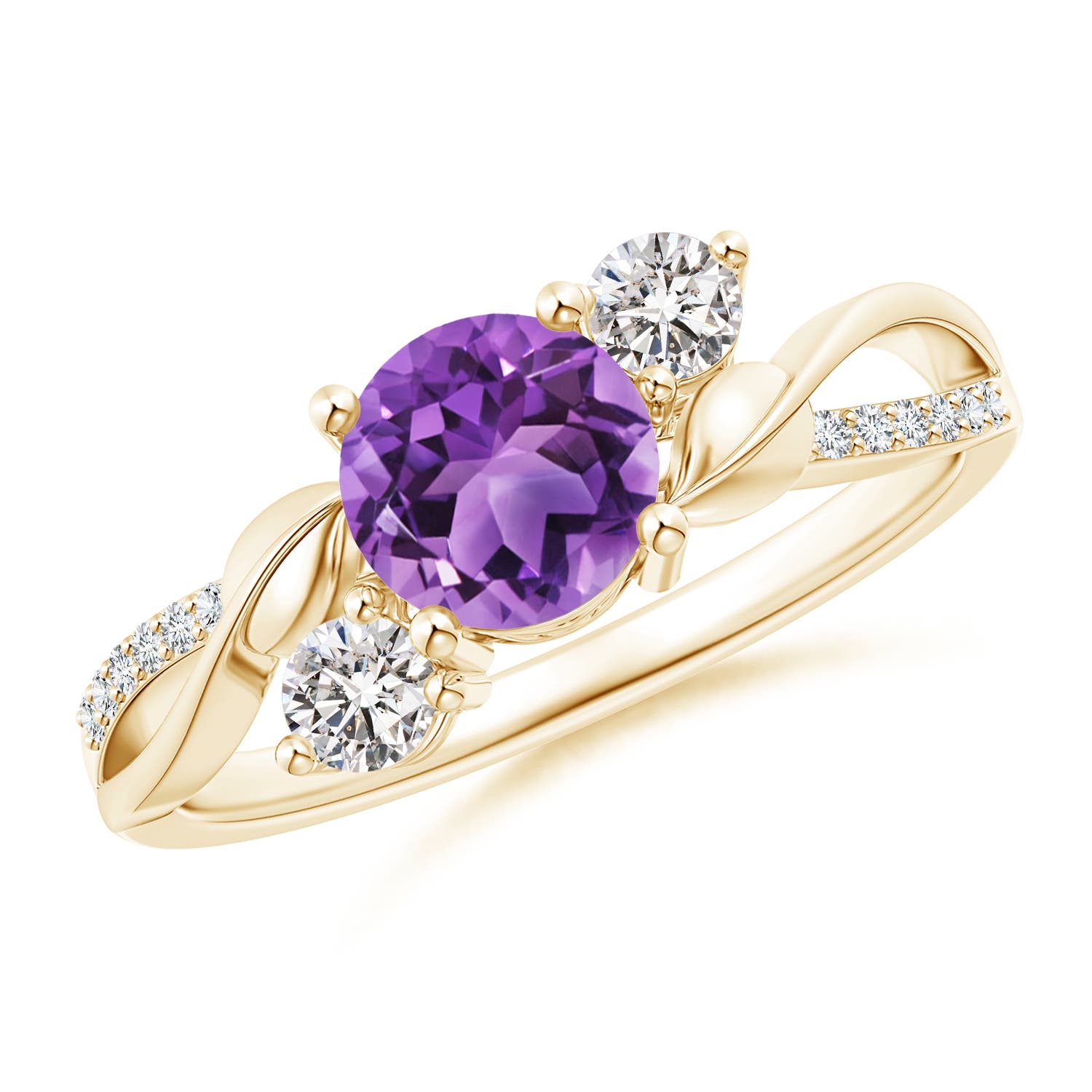 AA - Amethyst / 1.07 CT / 14 KT Yellow Gold