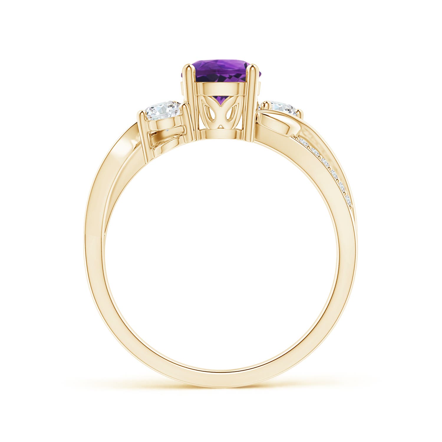 AAAA - Amethyst / 1.07 CT / 14 KT Yellow Gold