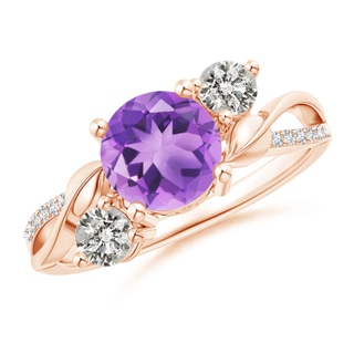 Round A Amethyst