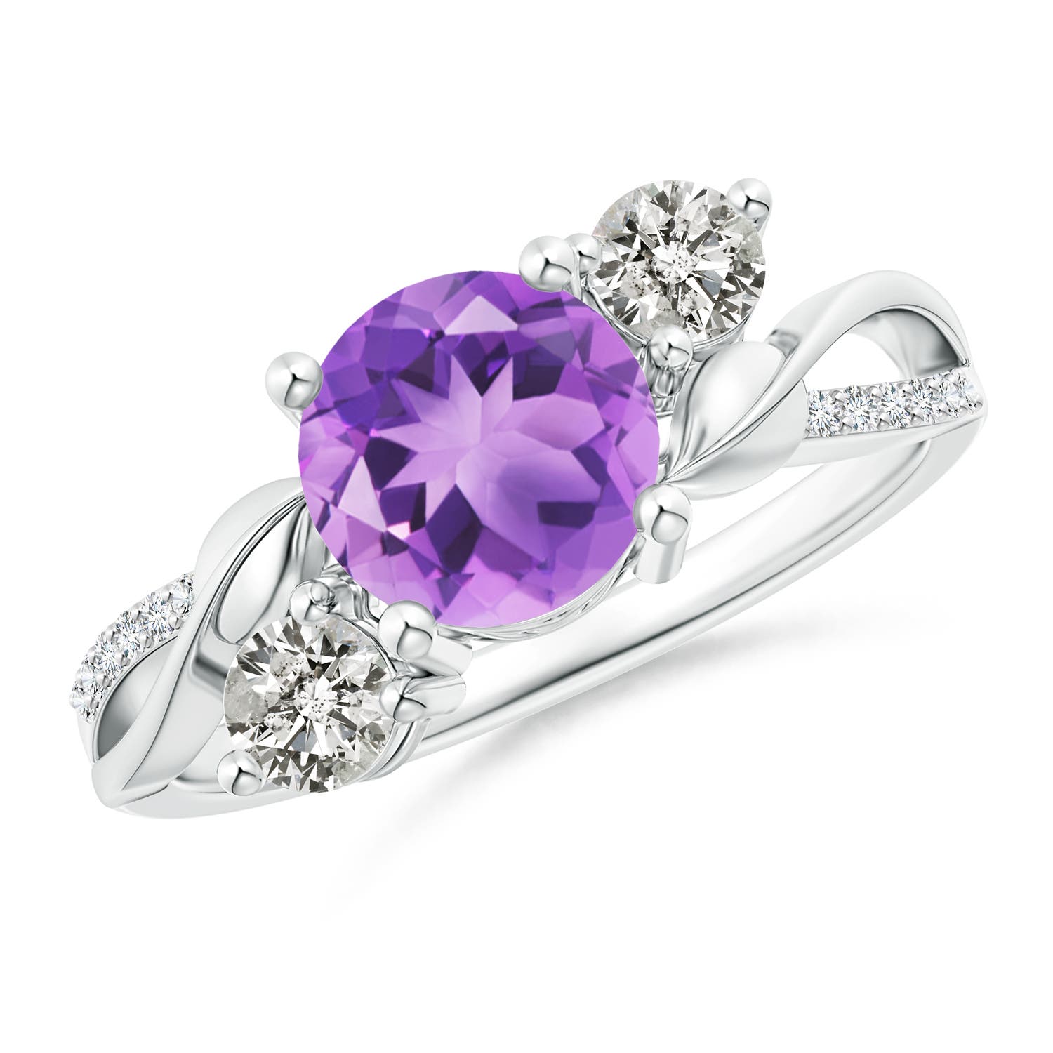 A - Amethyst / 1.53 CT / 14 KT White Gold