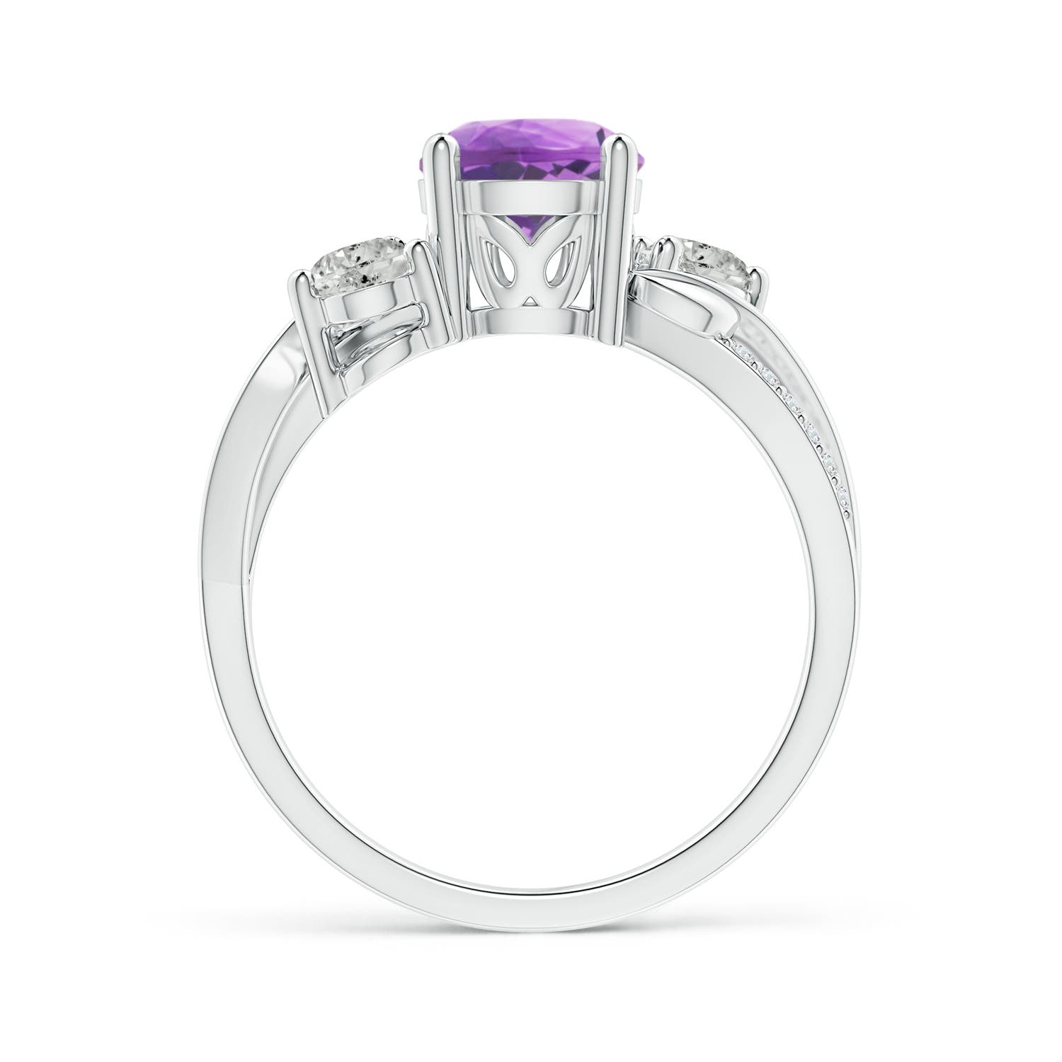 A - Amethyst / 1.53 CT / 14 KT White Gold