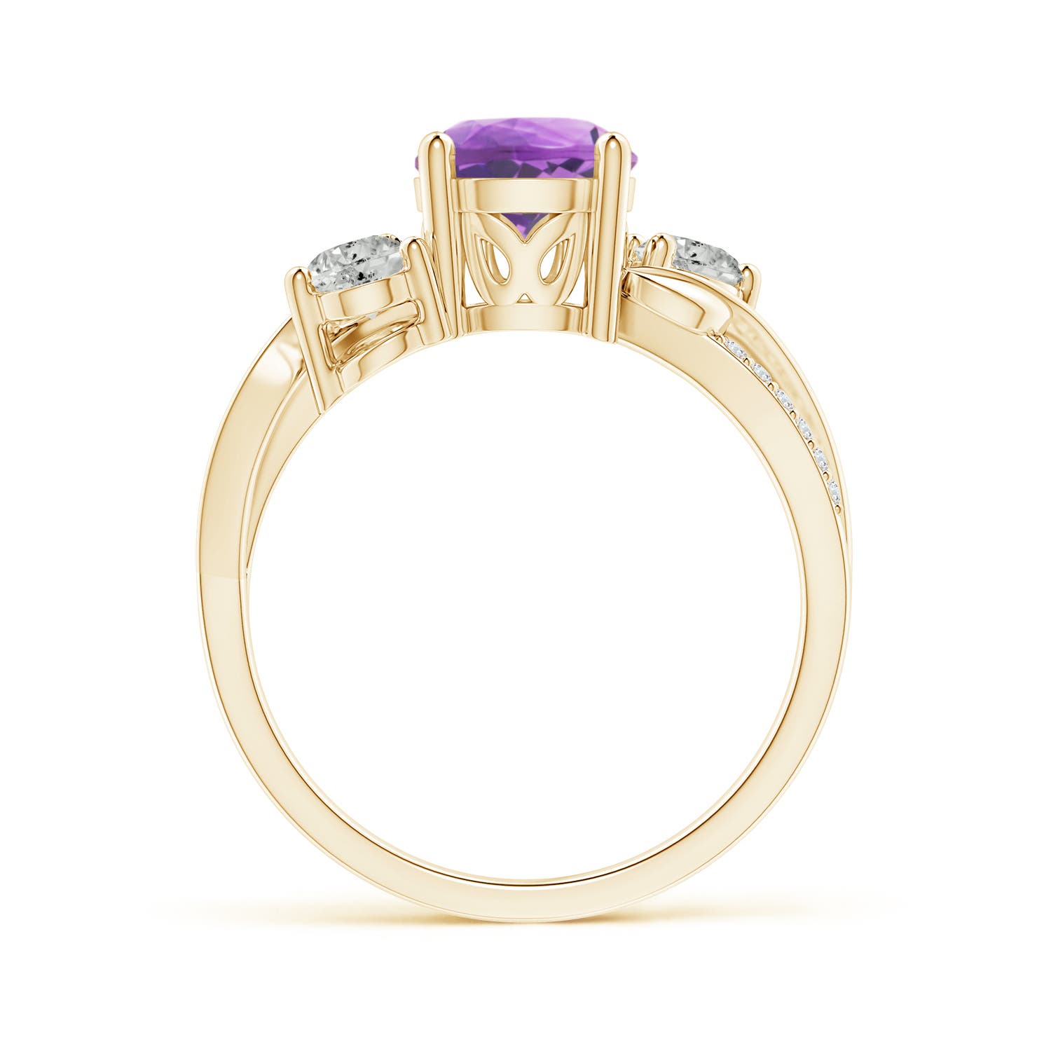 A - Amethyst / 1.53 CT / 14 KT Yellow Gold