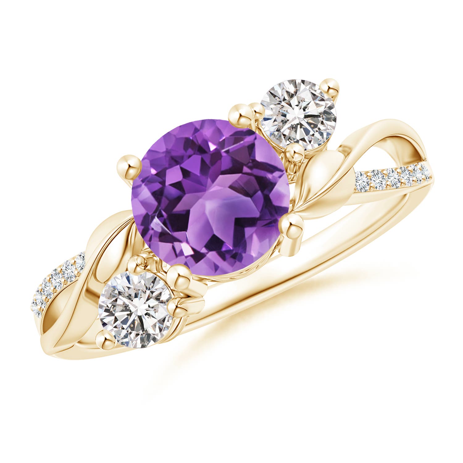 AA - Amethyst / 1.53 CT / 14 KT Yellow Gold