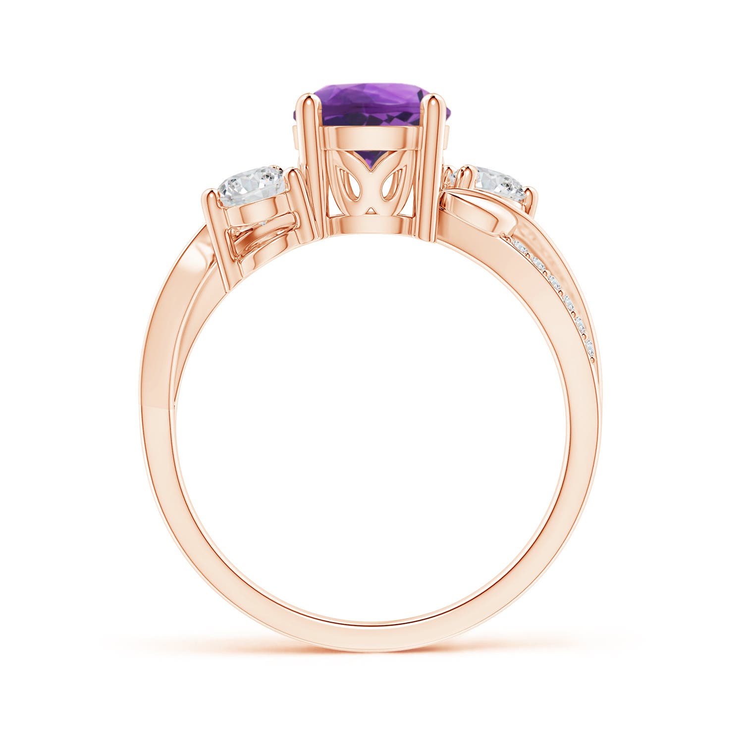 AAA - Amethyst / 1.53 CT / 14 KT Rose Gold