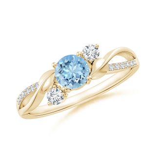 Round AAAA Aquamarine