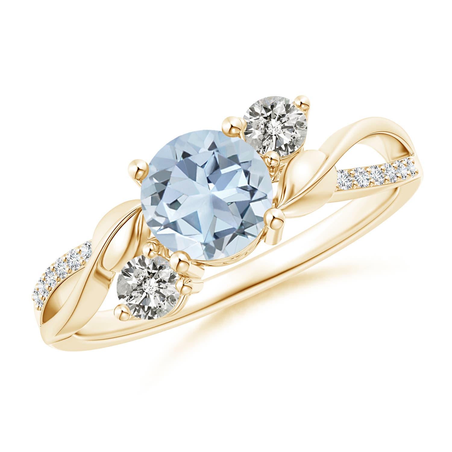 A - Aquamarine / 0.99 CT / 14 KT Yellow Gold