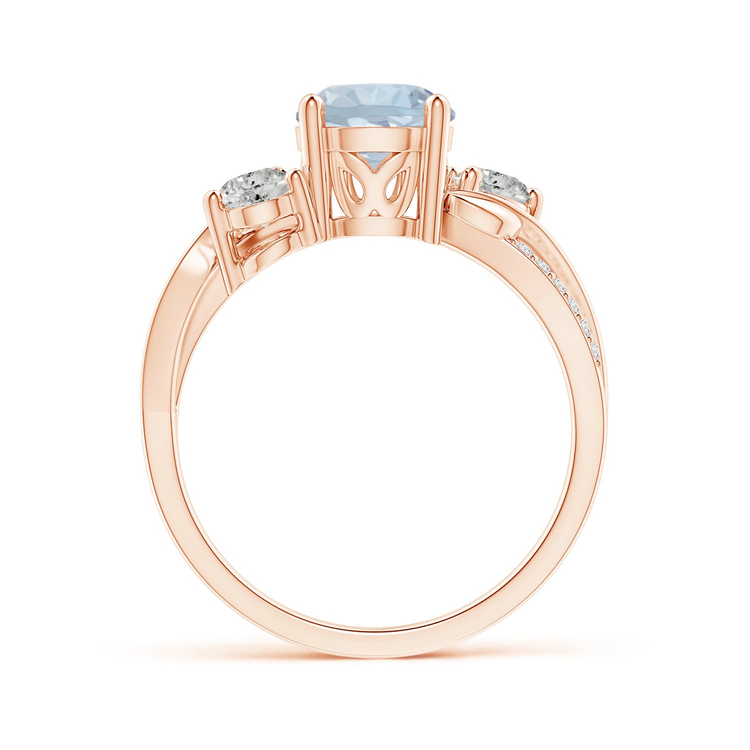 A - Aquamarine / 1.5 CT / 14 KT Rose Gold