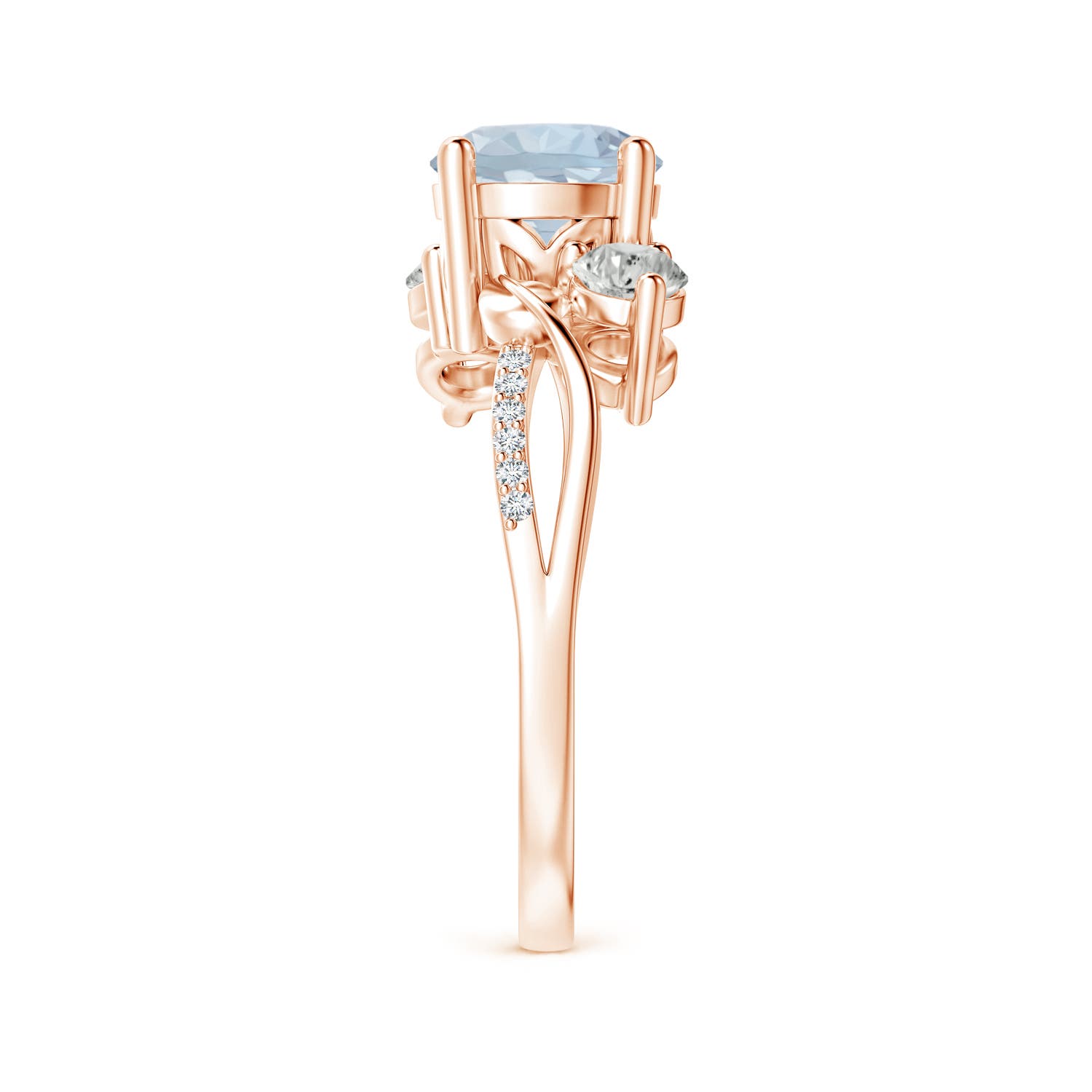 A - Aquamarine / 1.5 CT / 14 KT Rose Gold