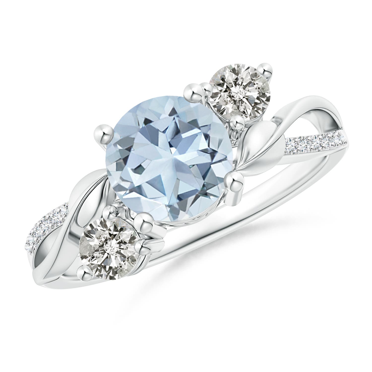 A - Aquamarine / 1.5 CT / 14 KT White Gold