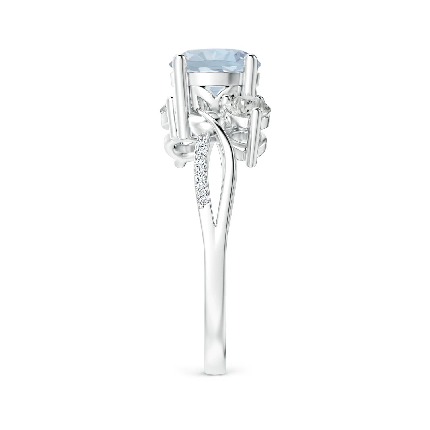 A - Aquamarine / 1.5 CT / 14 KT White Gold