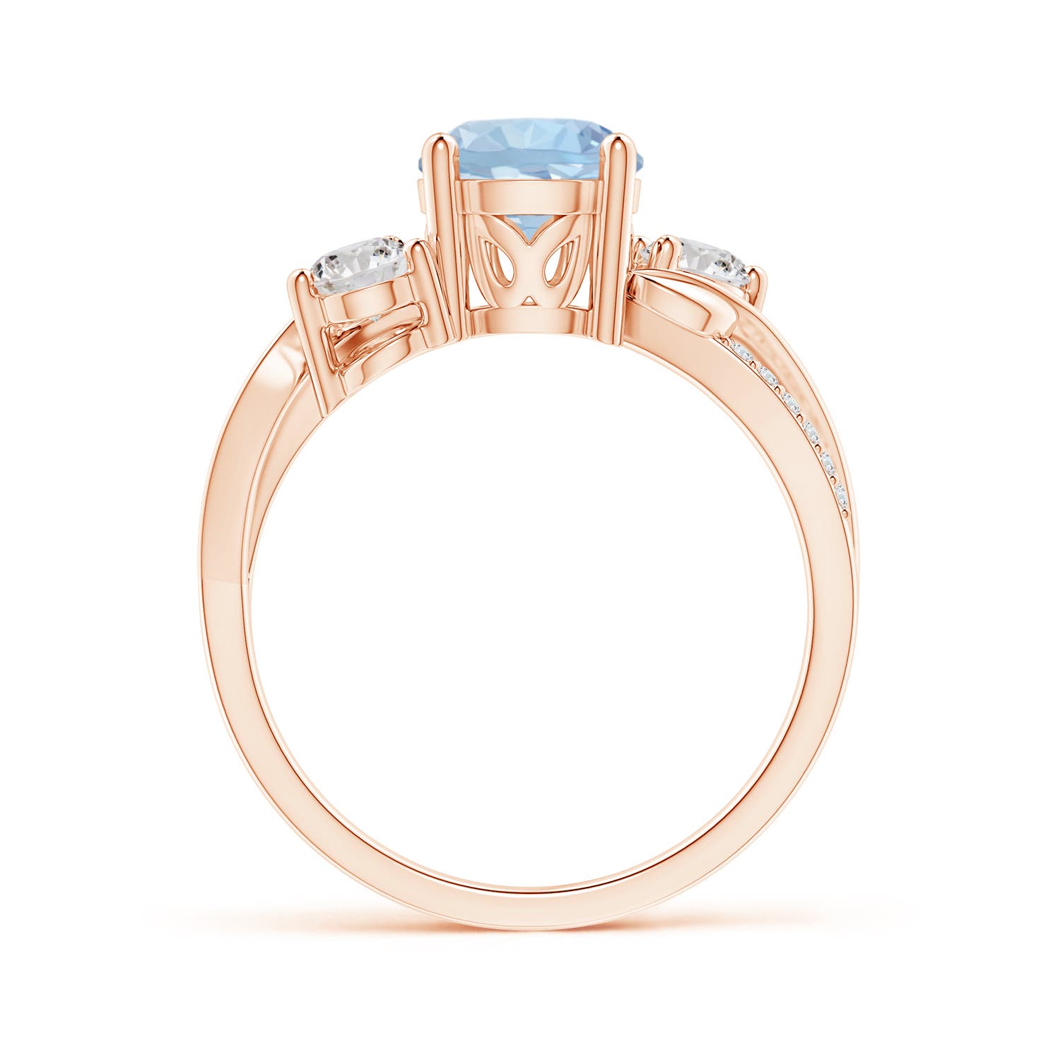 AA - Aquamarine / 1.5 CT / 14 KT Rose Gold