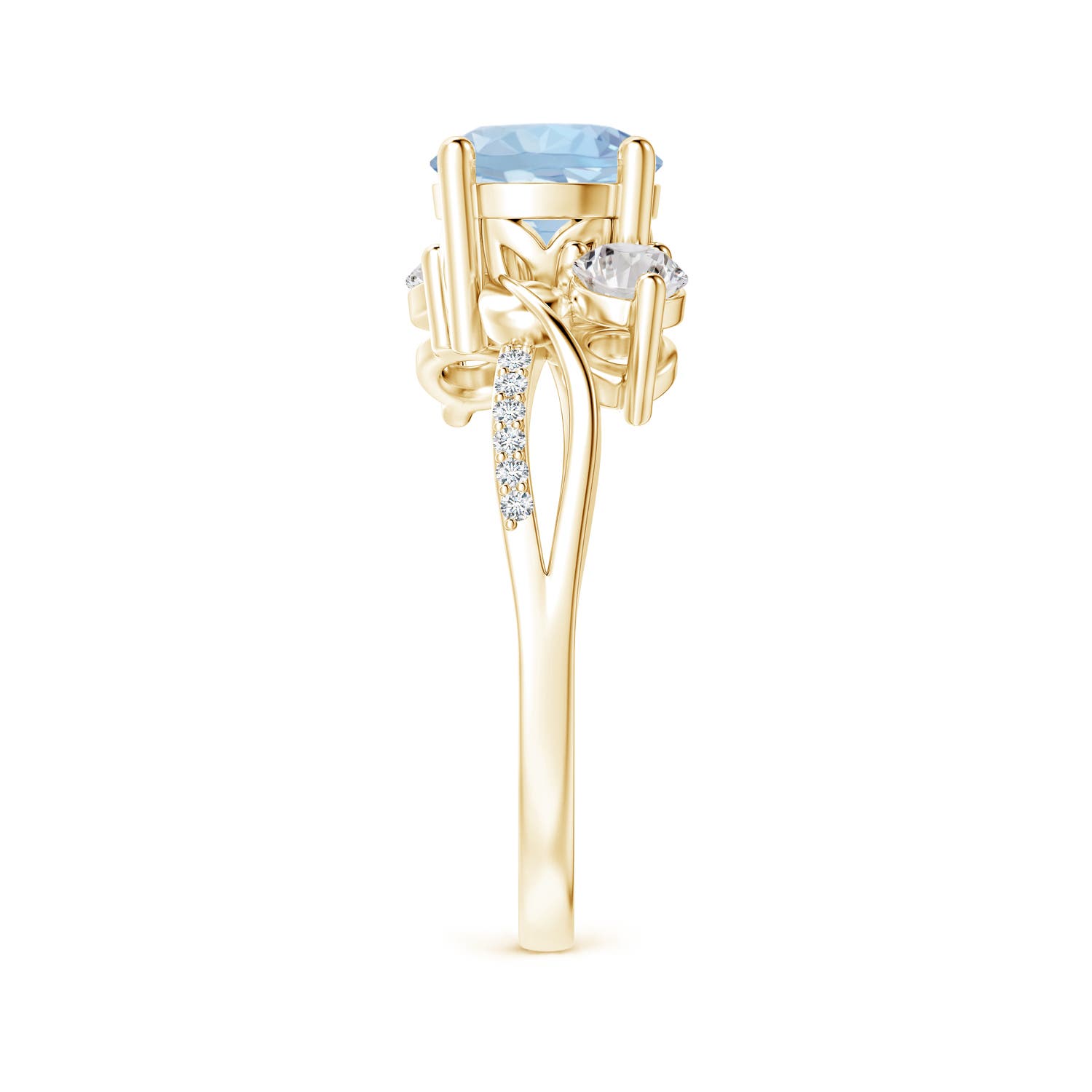 AA - Aquamarine / 1.5 CT / 14 KT Yellow Gold