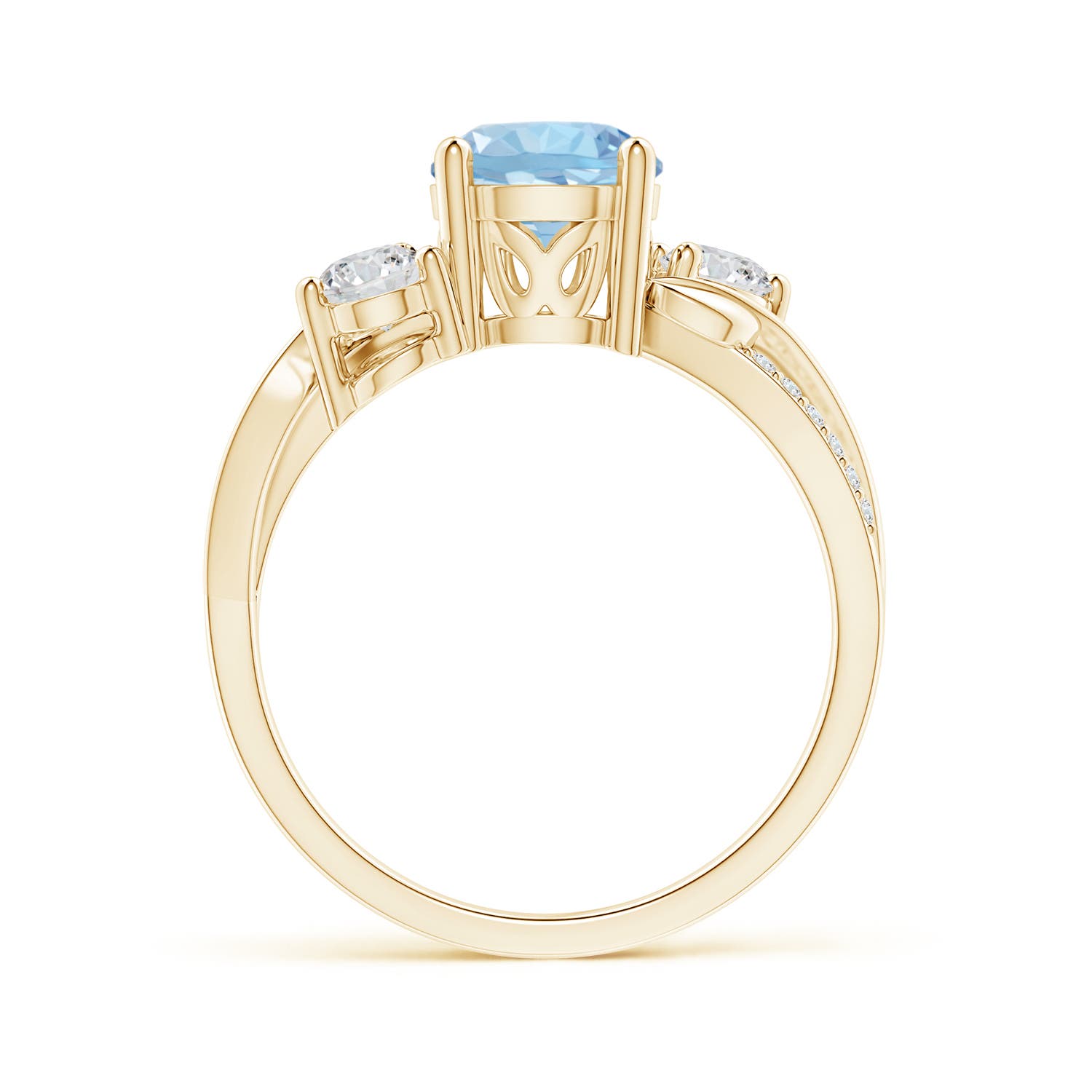 AAA - Aquamarine / 1.5 CT / 14 KT Yellow Gold