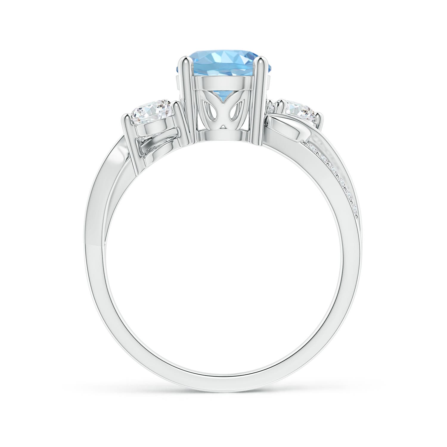 AAAA - Aquamarine / 1.5 CT / 14 KT White Gold