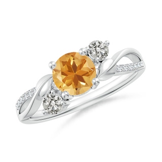 Round A Citrine