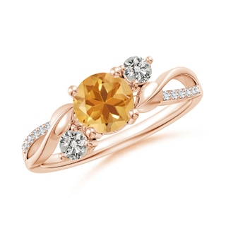 Round A Citrine