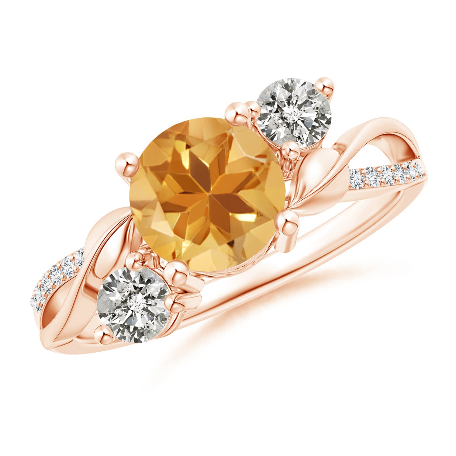 A - Citrine / 1.63 CT / 14 KT Rose Gold